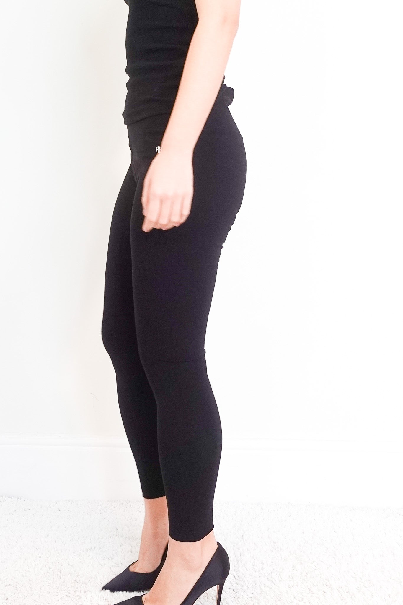 Black gym leggings RRP £110