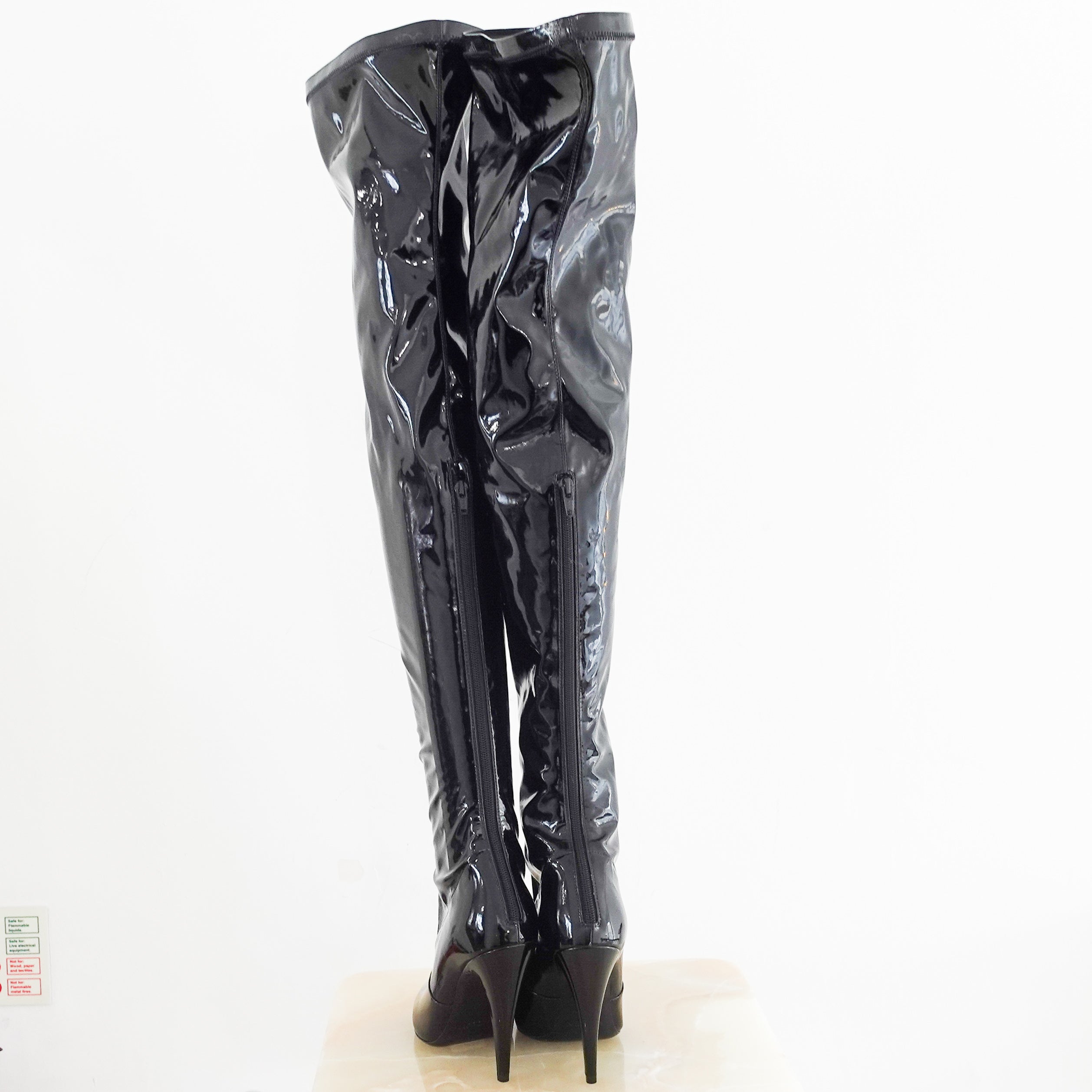 New nina patent over the knee boot RRP £1700