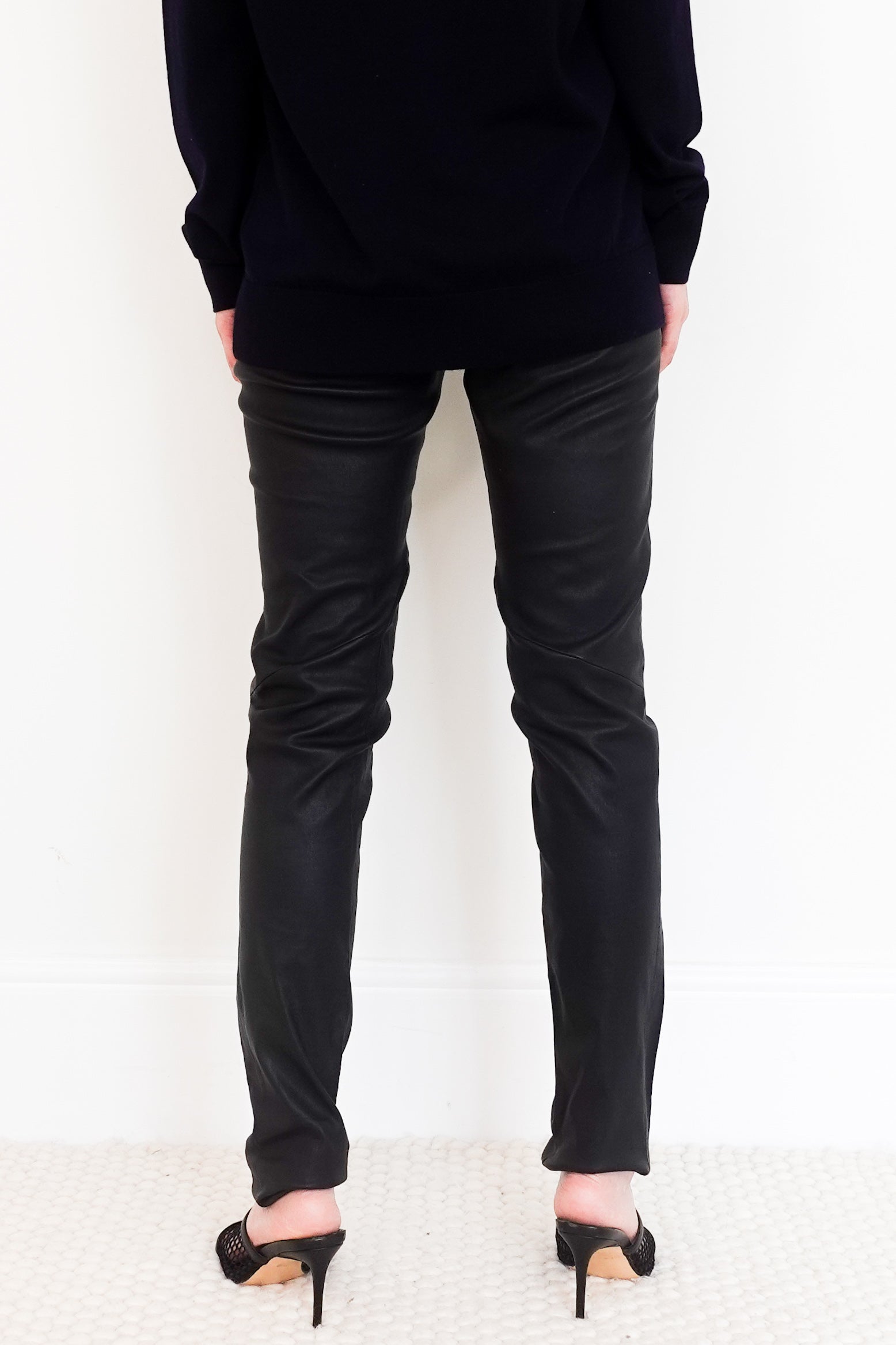 Leather leggings RRP £225