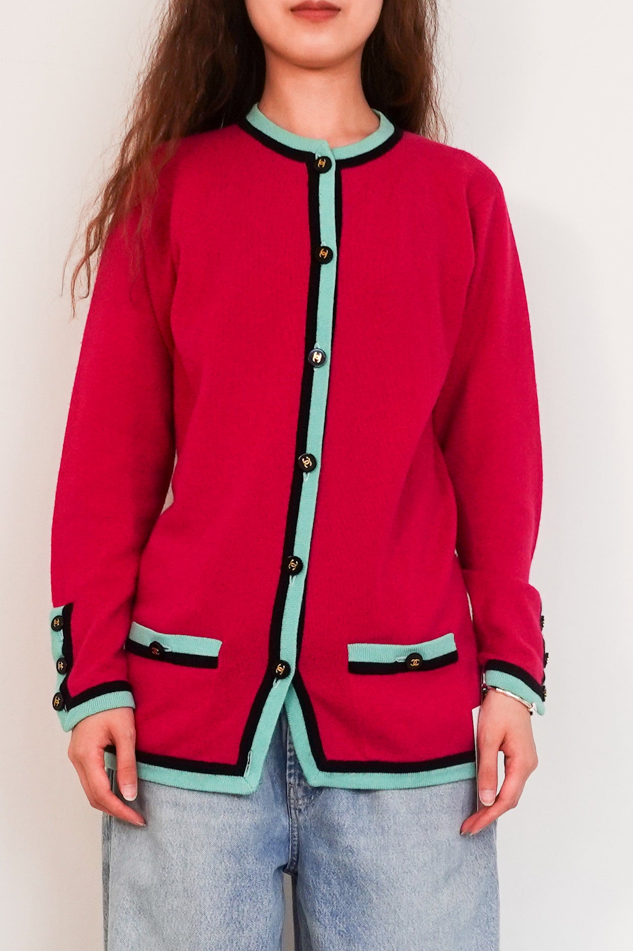 Pink cardigan RRP £645