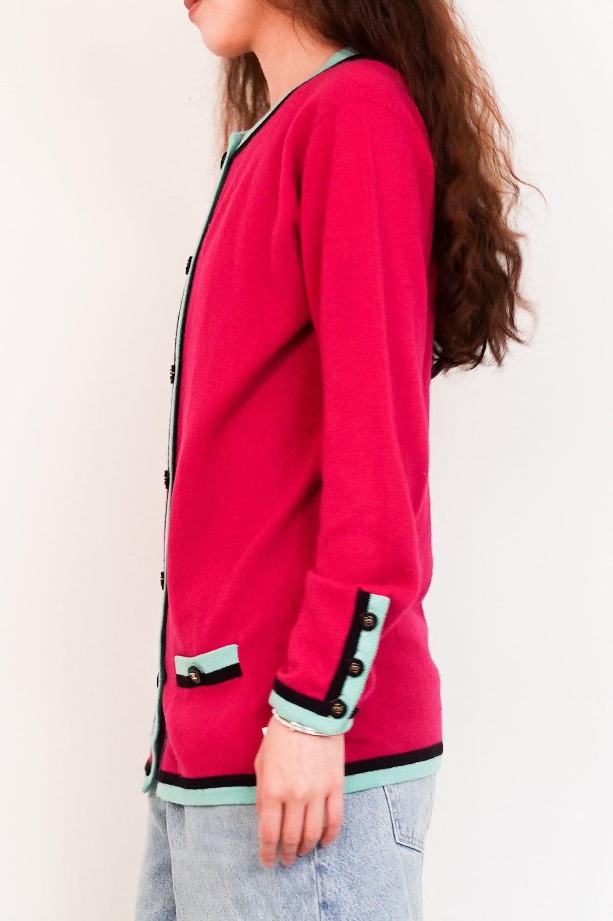 Pink cardigan RRP £645