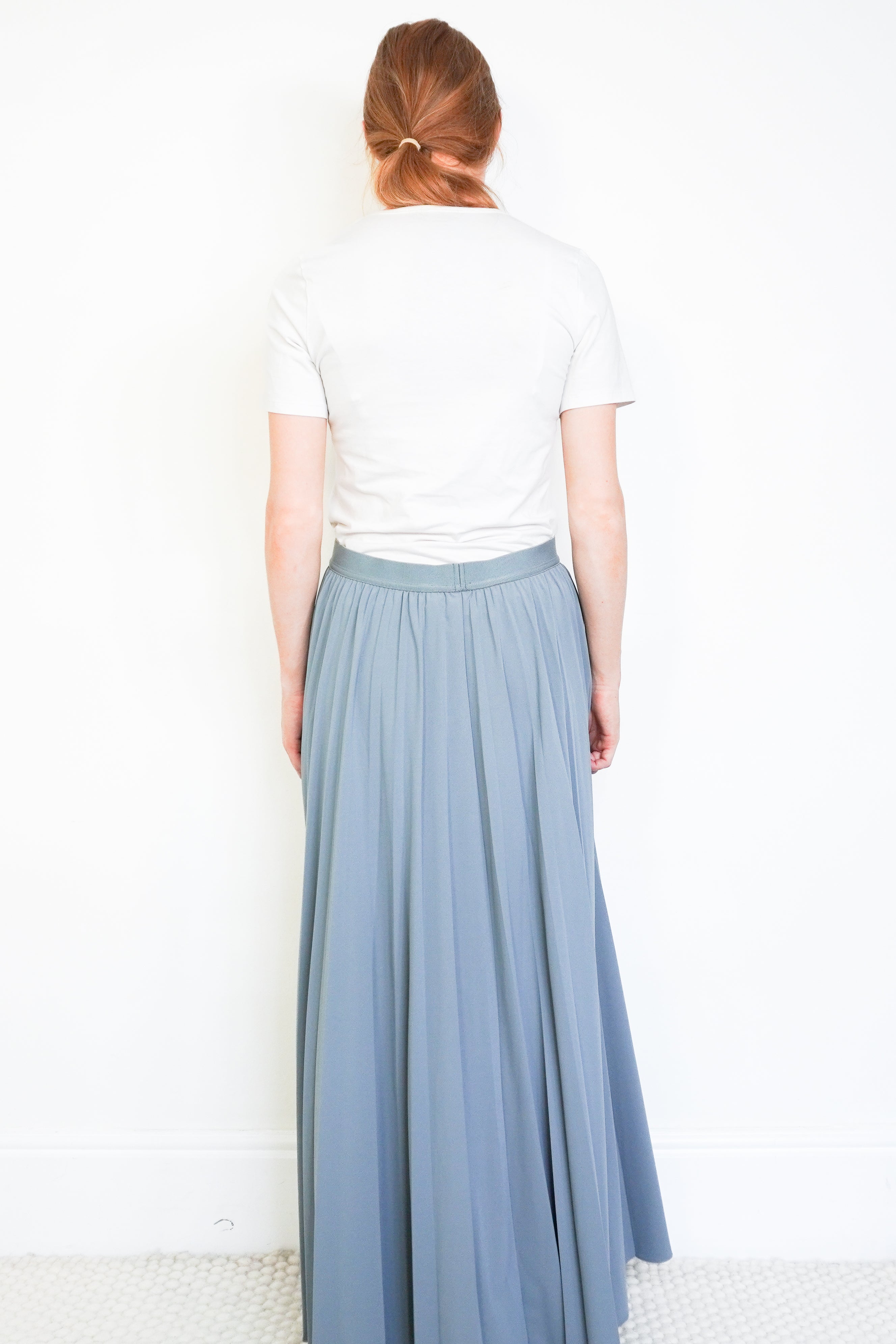 MaxMara Leisure Blue Maxi Skirt (RRP £450) | Authentic Preloved FINAL SALE