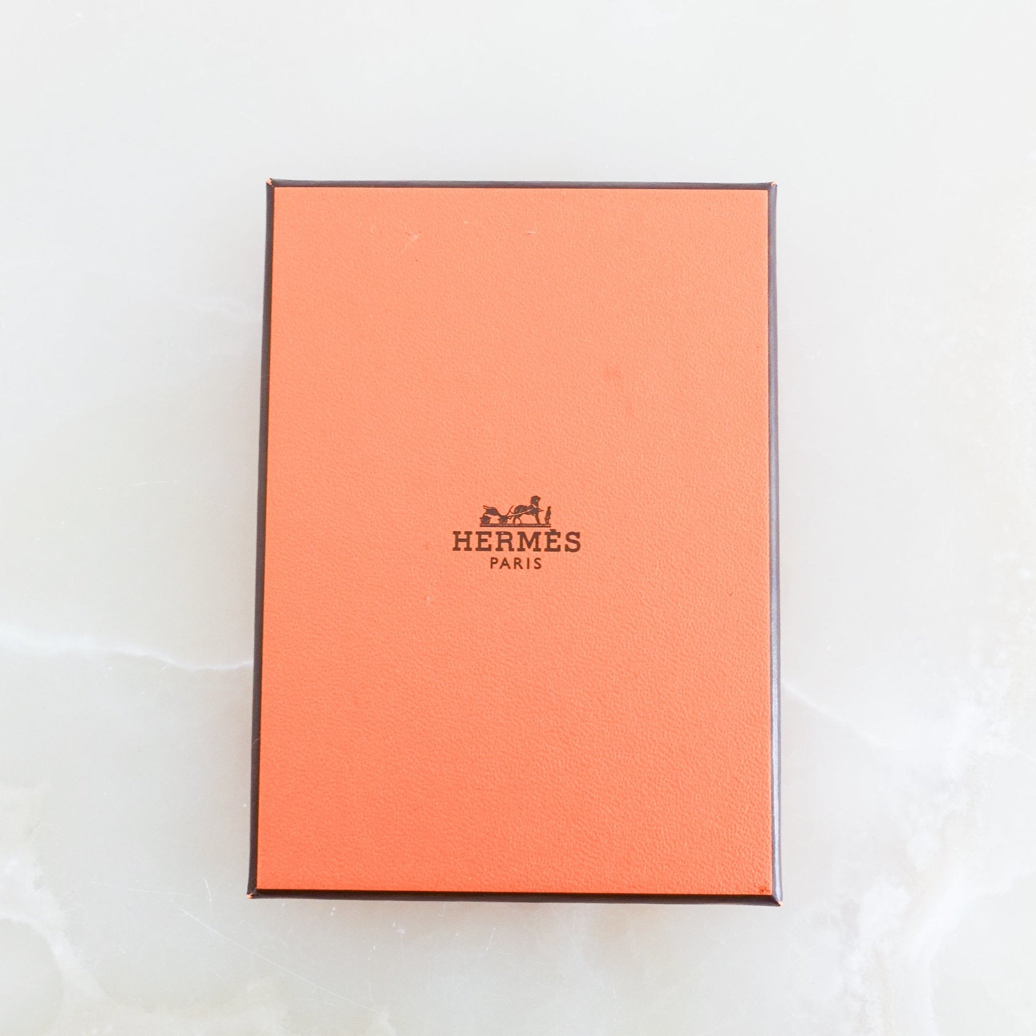Hermès Paris Two Tone Grey & Blue Card Holder RRP £295 | Authentic Preloved - Reloved Again