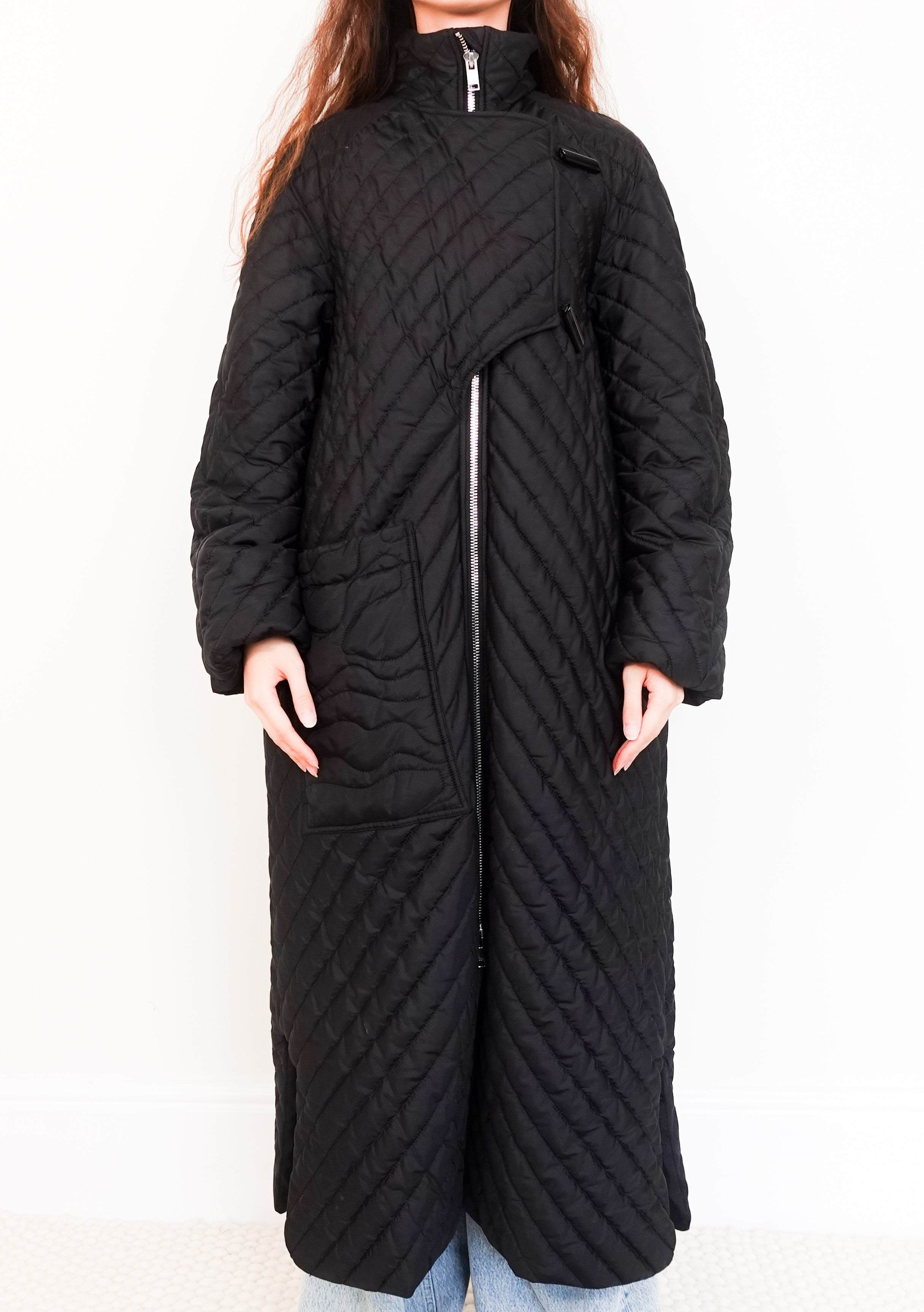 Quilted ling line coat RRP £350