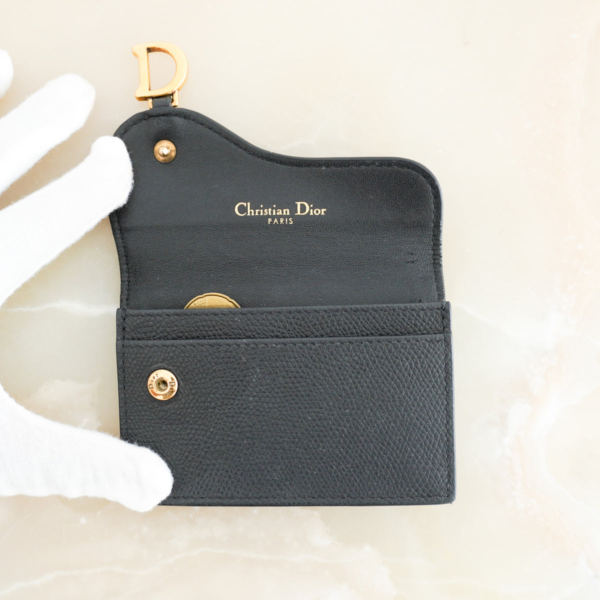 Dior Saddle Card Holder (RRP £380) | Authentic Preloved - Reloved Again