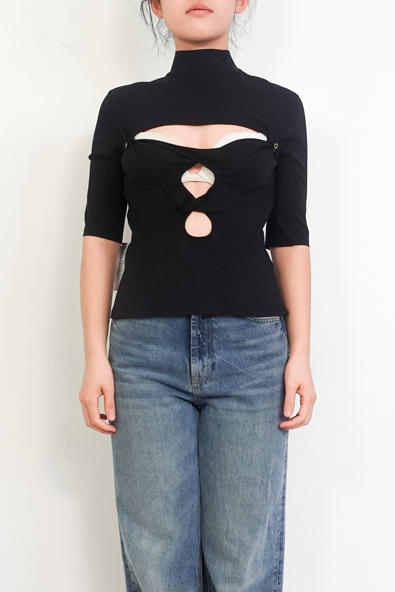 Black Cut-out Top RRP £300