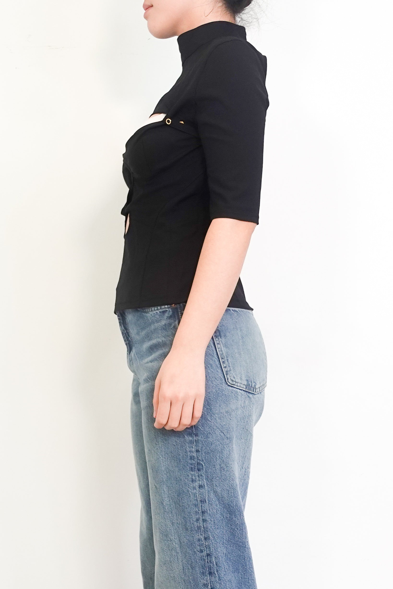 Black Cut-out Top RRP £300