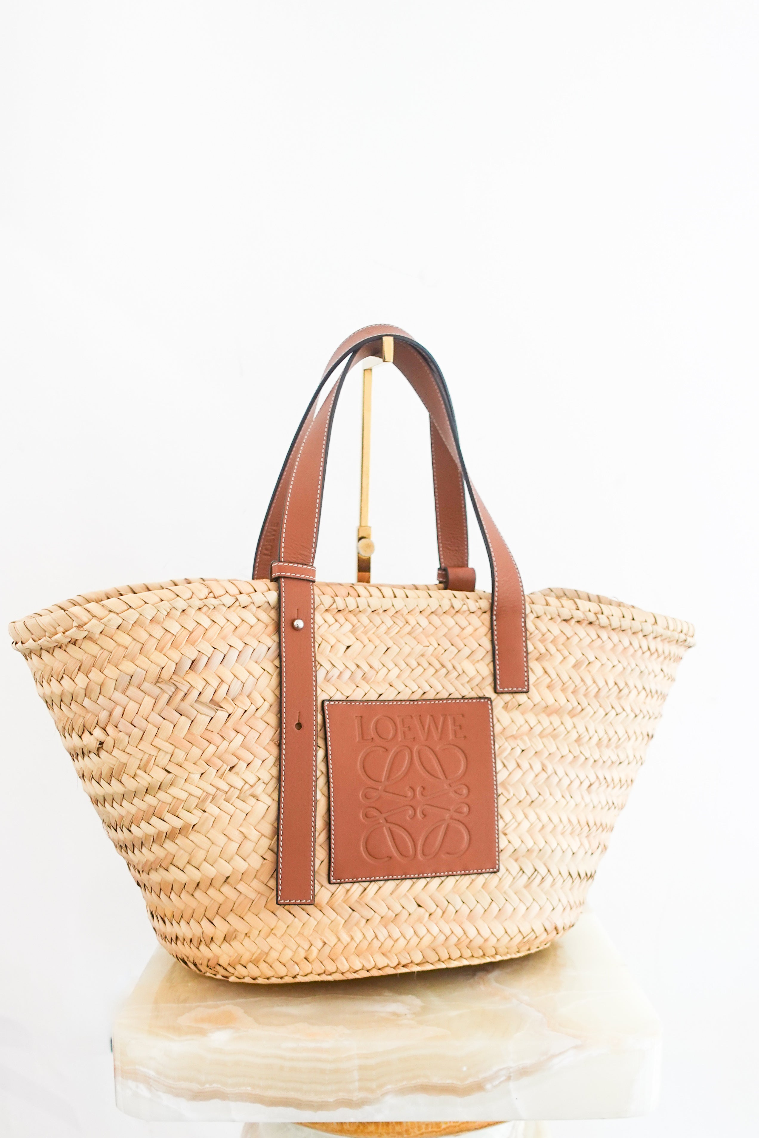 medium raffia basket RRP £480