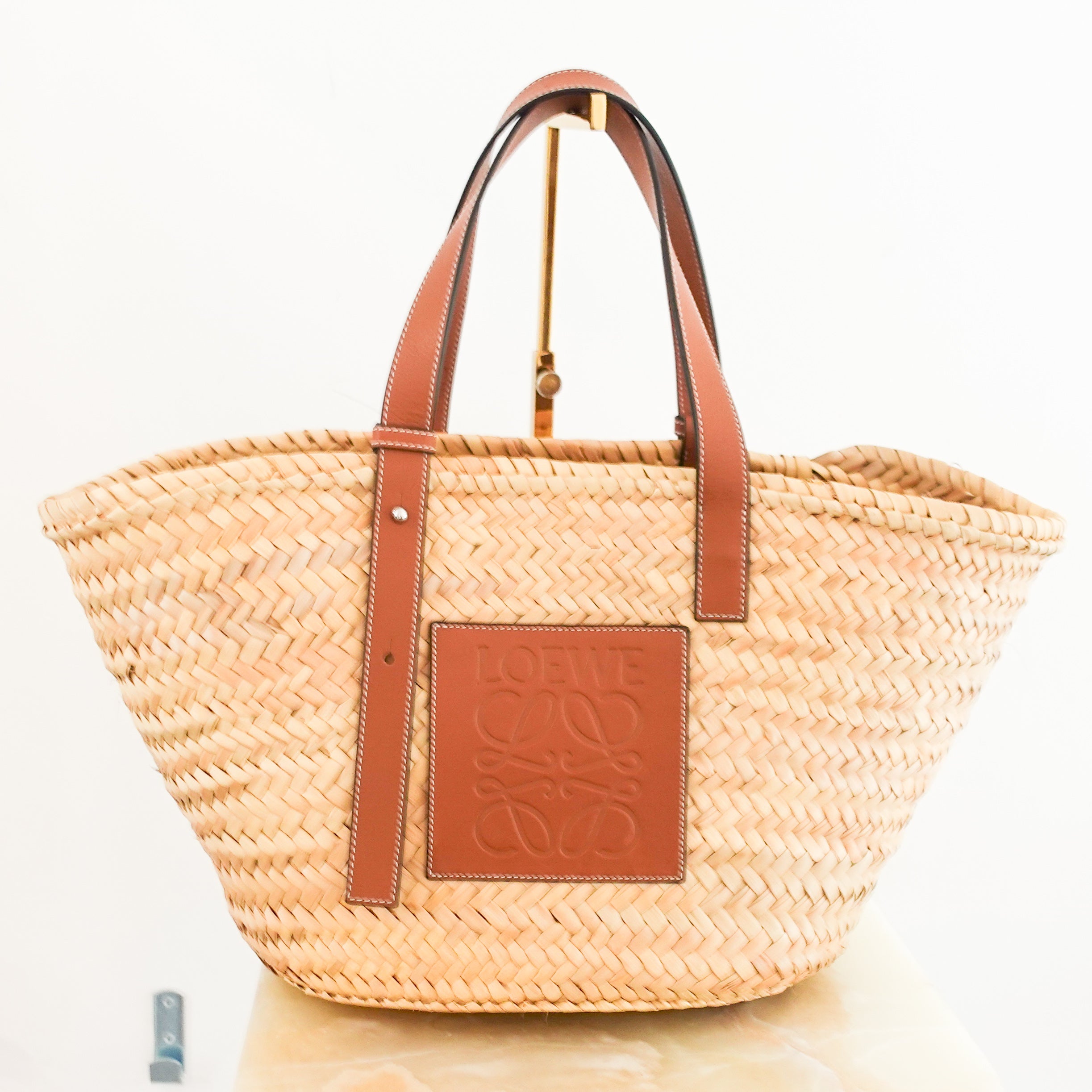 medium raffia basket RRP £480