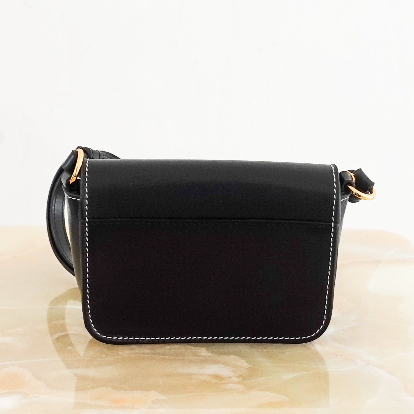 Nano black leather bag RRP £275