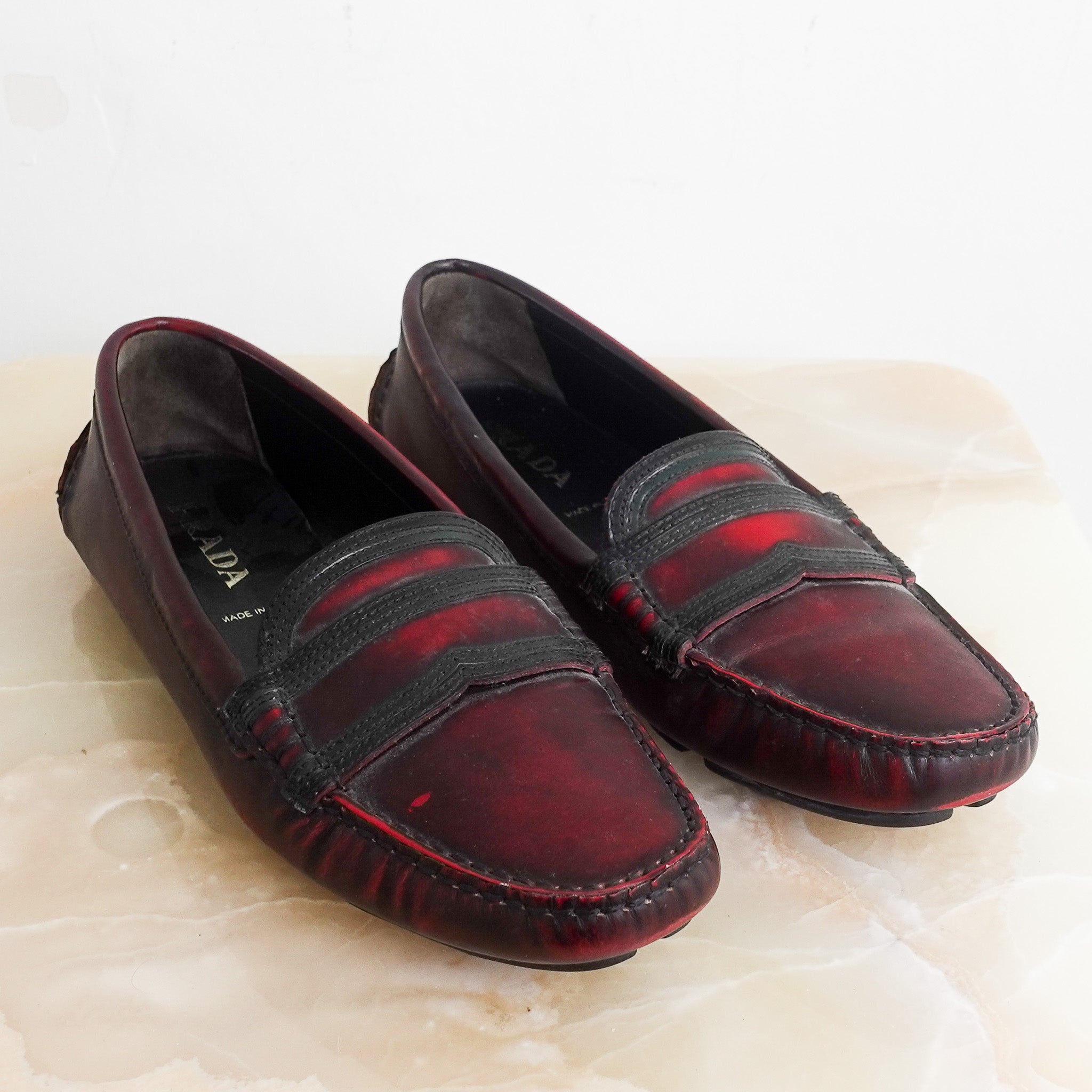 Red loafers RRP £900