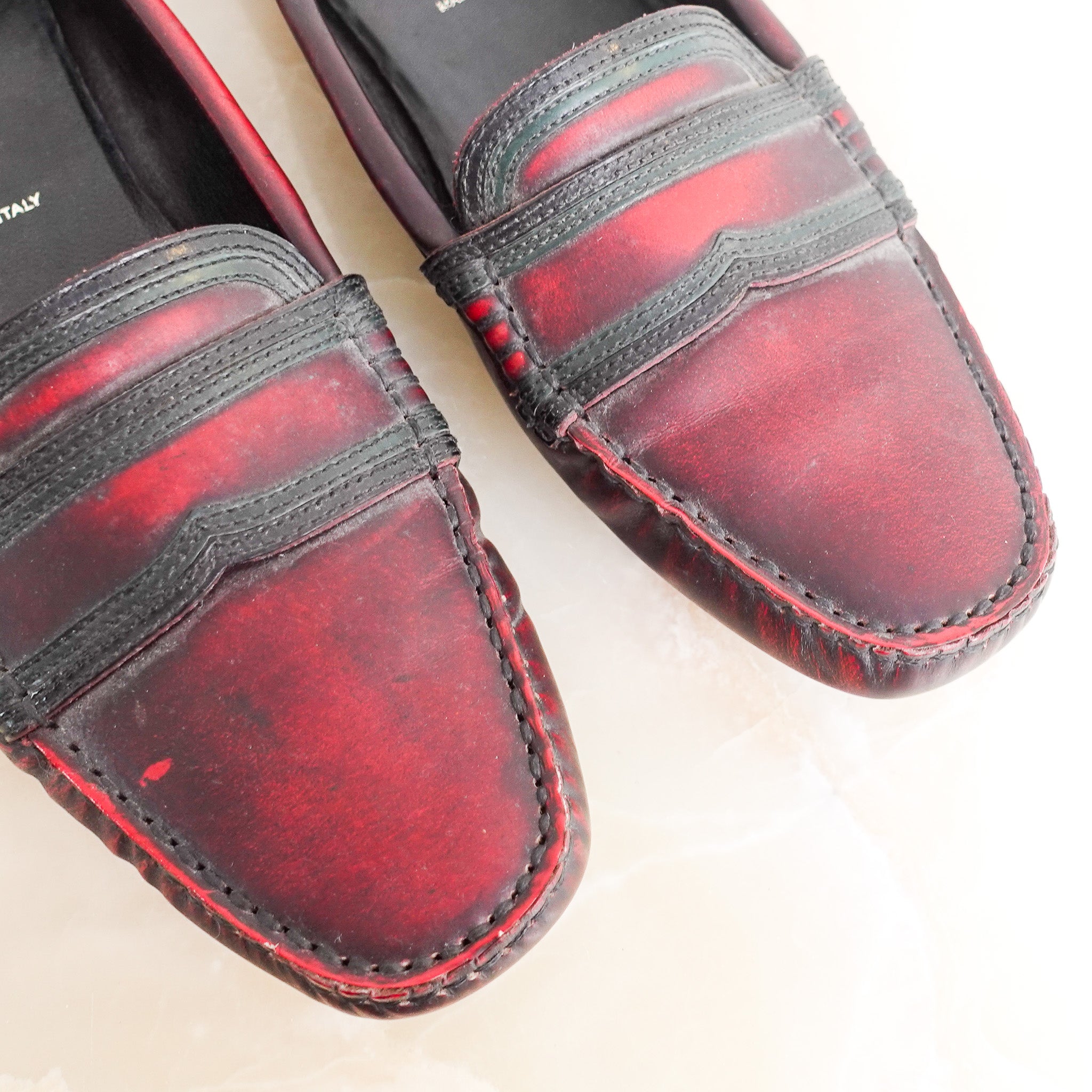 Red loafers RRP £900