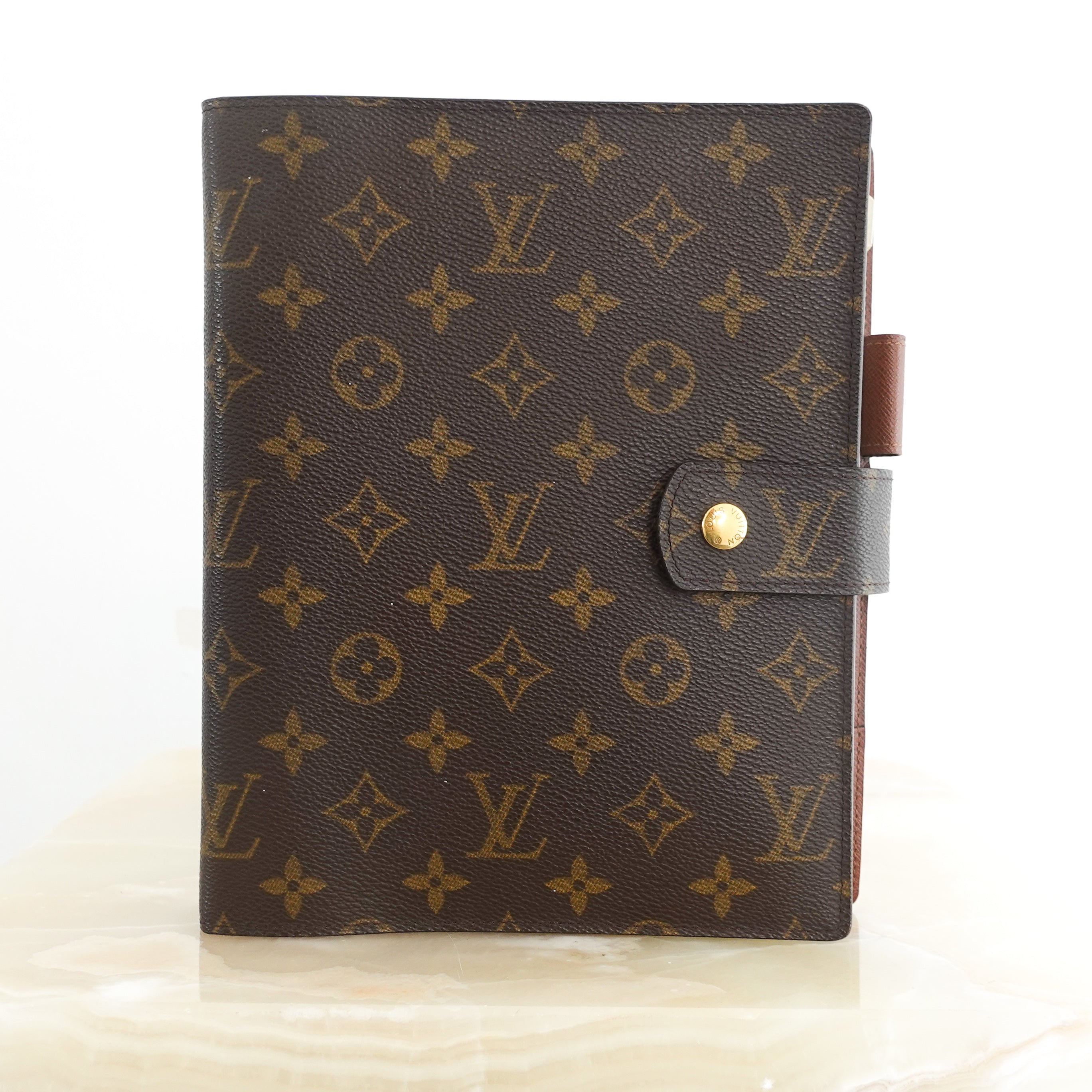 Monogram canvas agenda GM