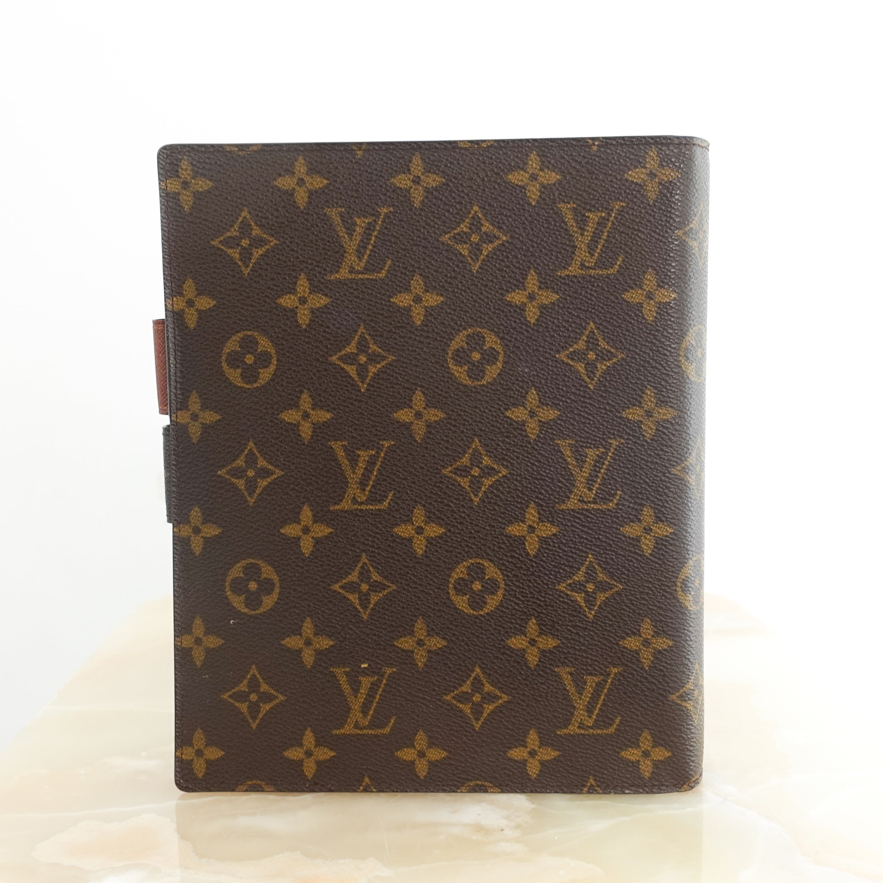 Monogram canvas agenda GM