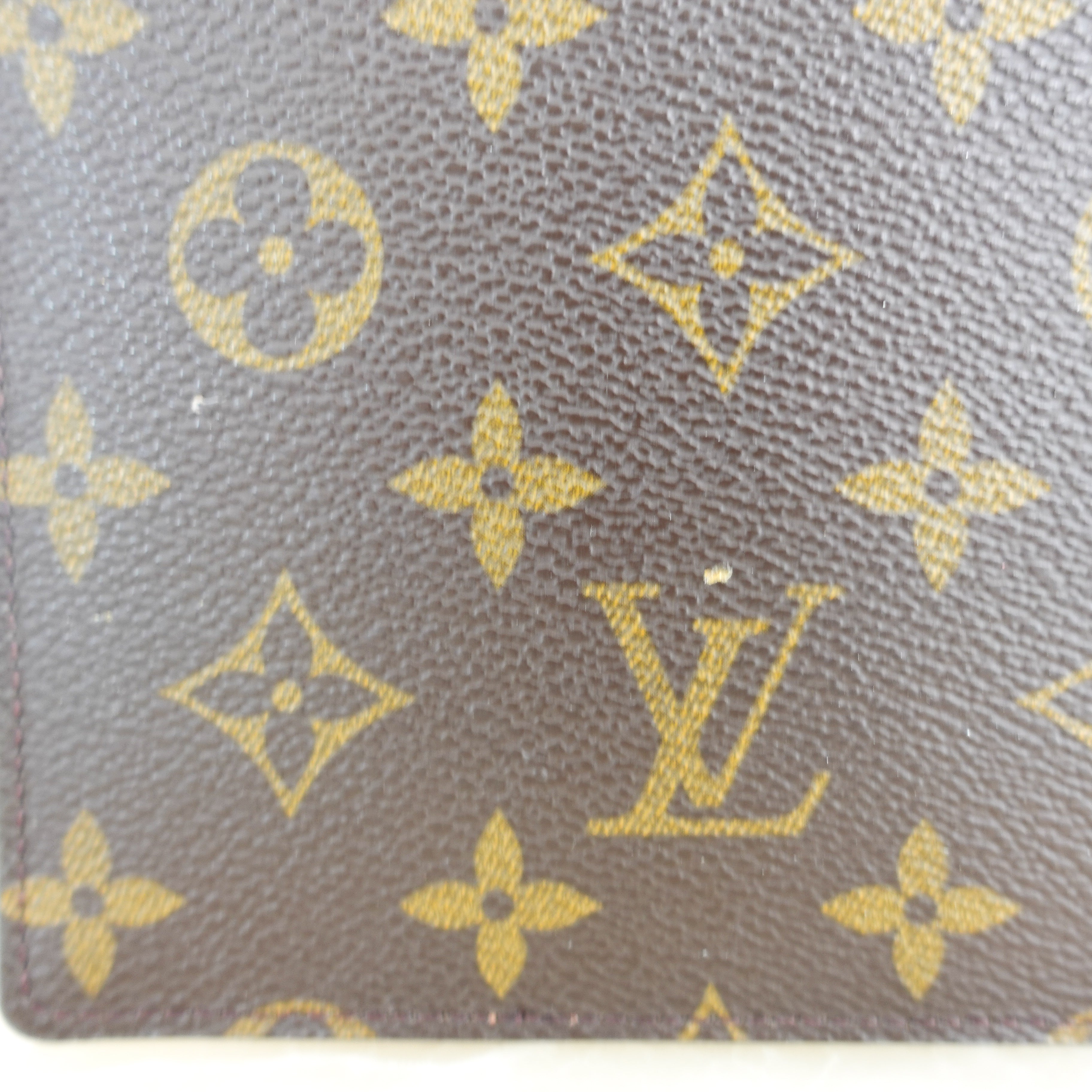 Monogram canvas agenda GM