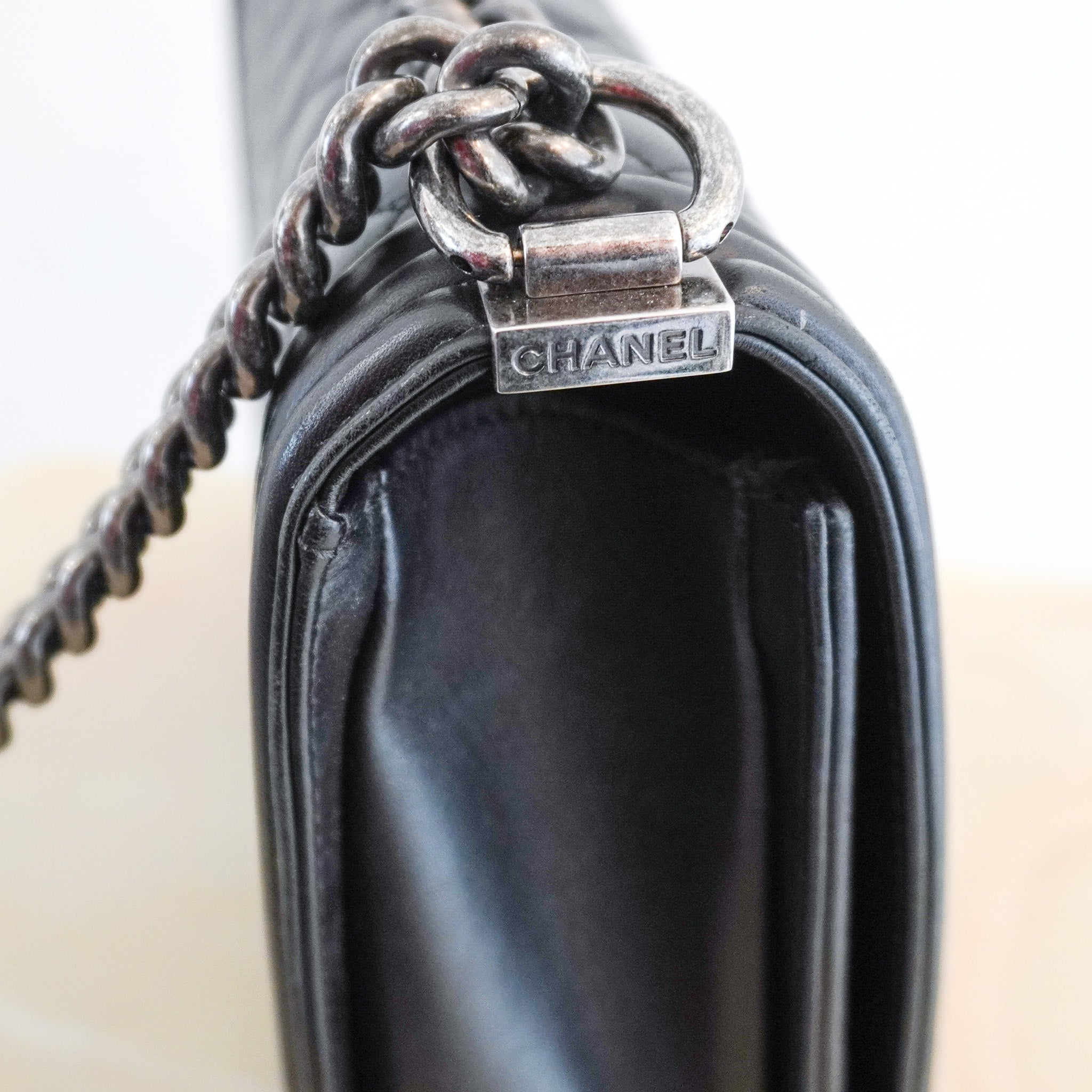 Chanel Boy Bag in Black RRP £6000 | Authentic Preloved - Reloved Again