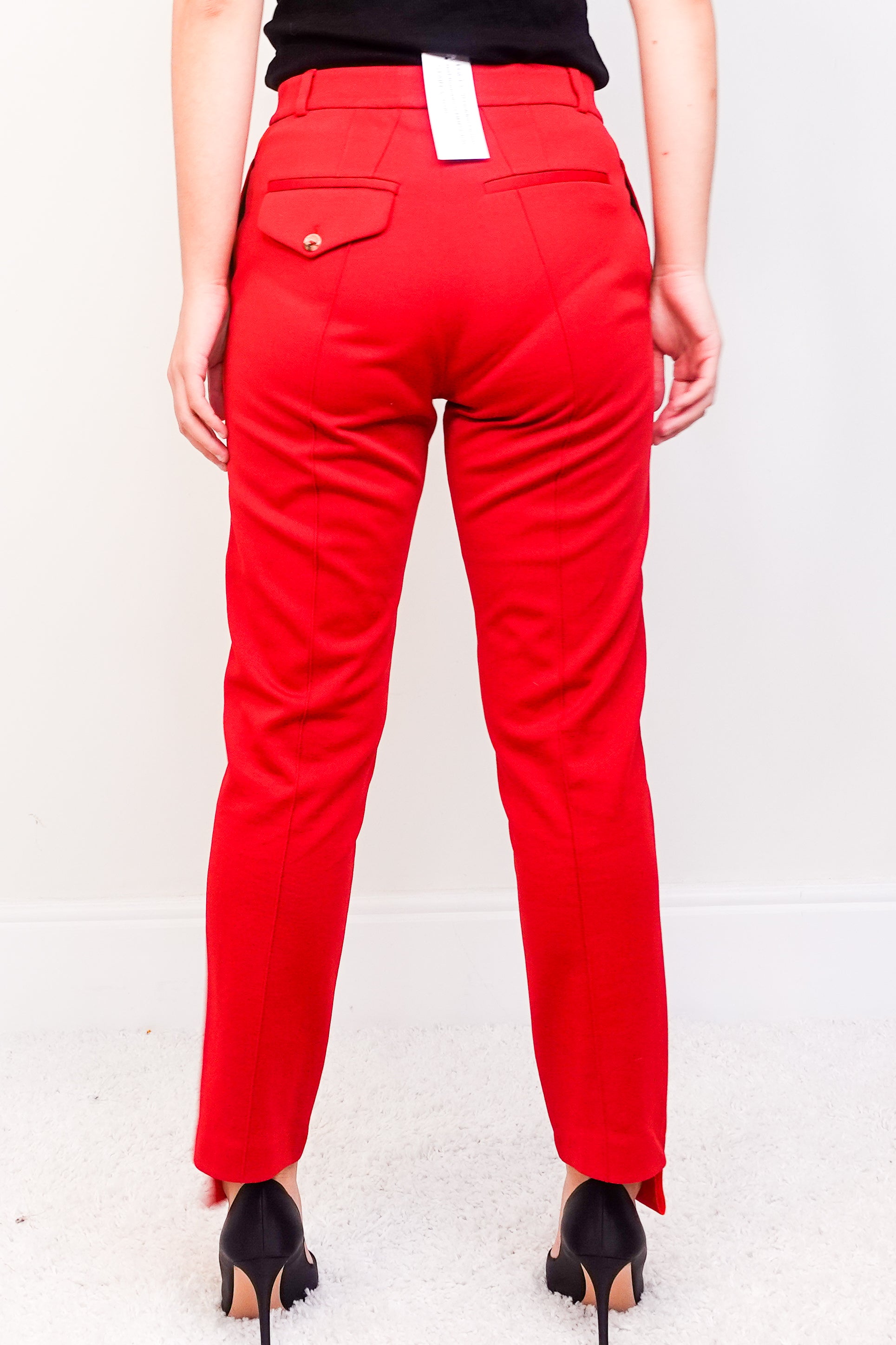 Red trousers RRP £450