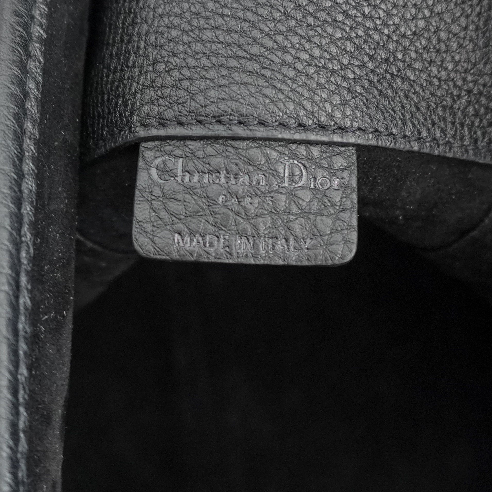 Christian Dior Large Diorcamp Messenger Bag in Noir Grained Calfskin (RRP £3000) | Authentic Preloved