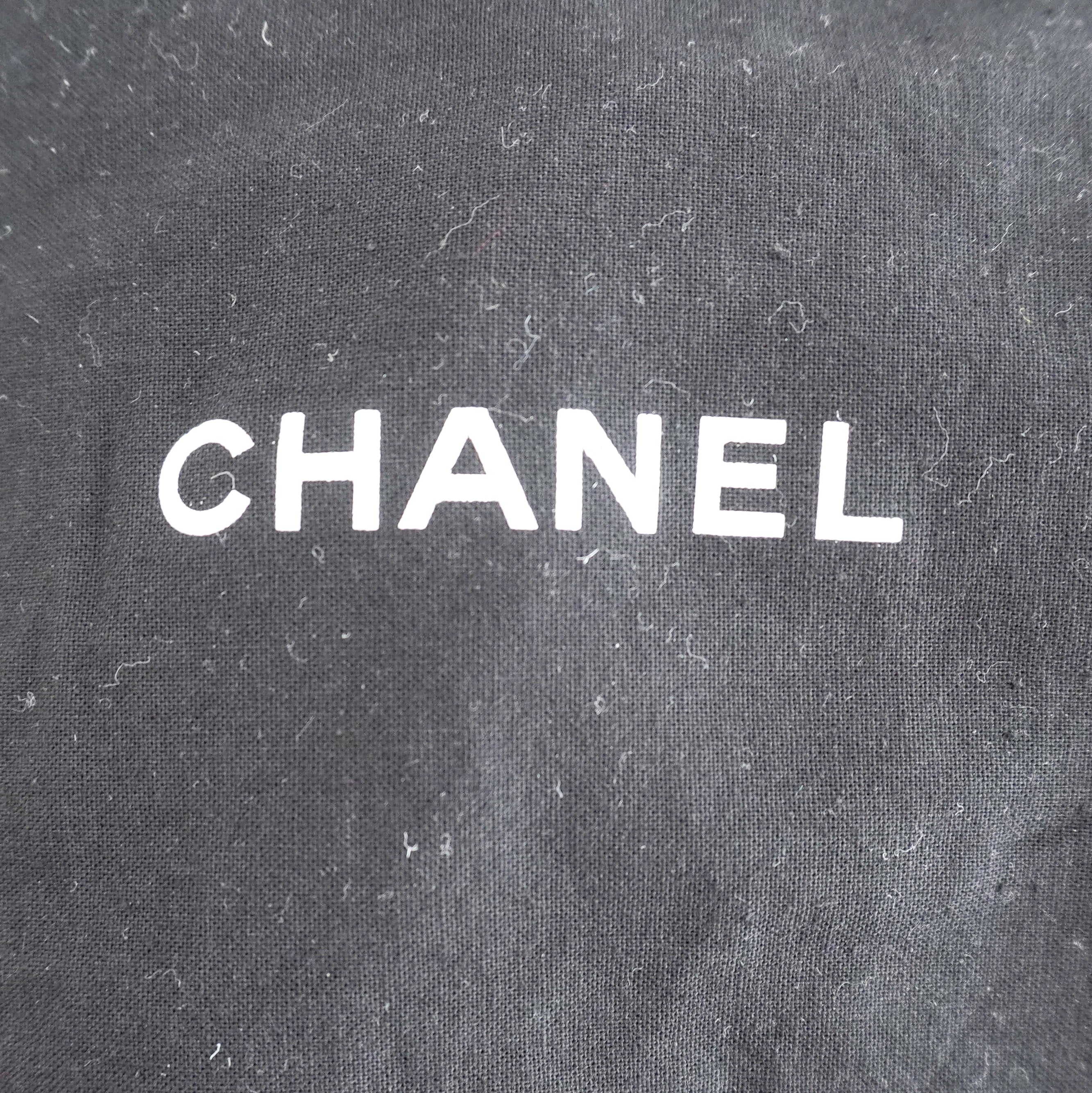 Chanel CC Two-Tone Ballet Flats in Burgundy & Navy Leather (RRP £850) | Authentic Preloved