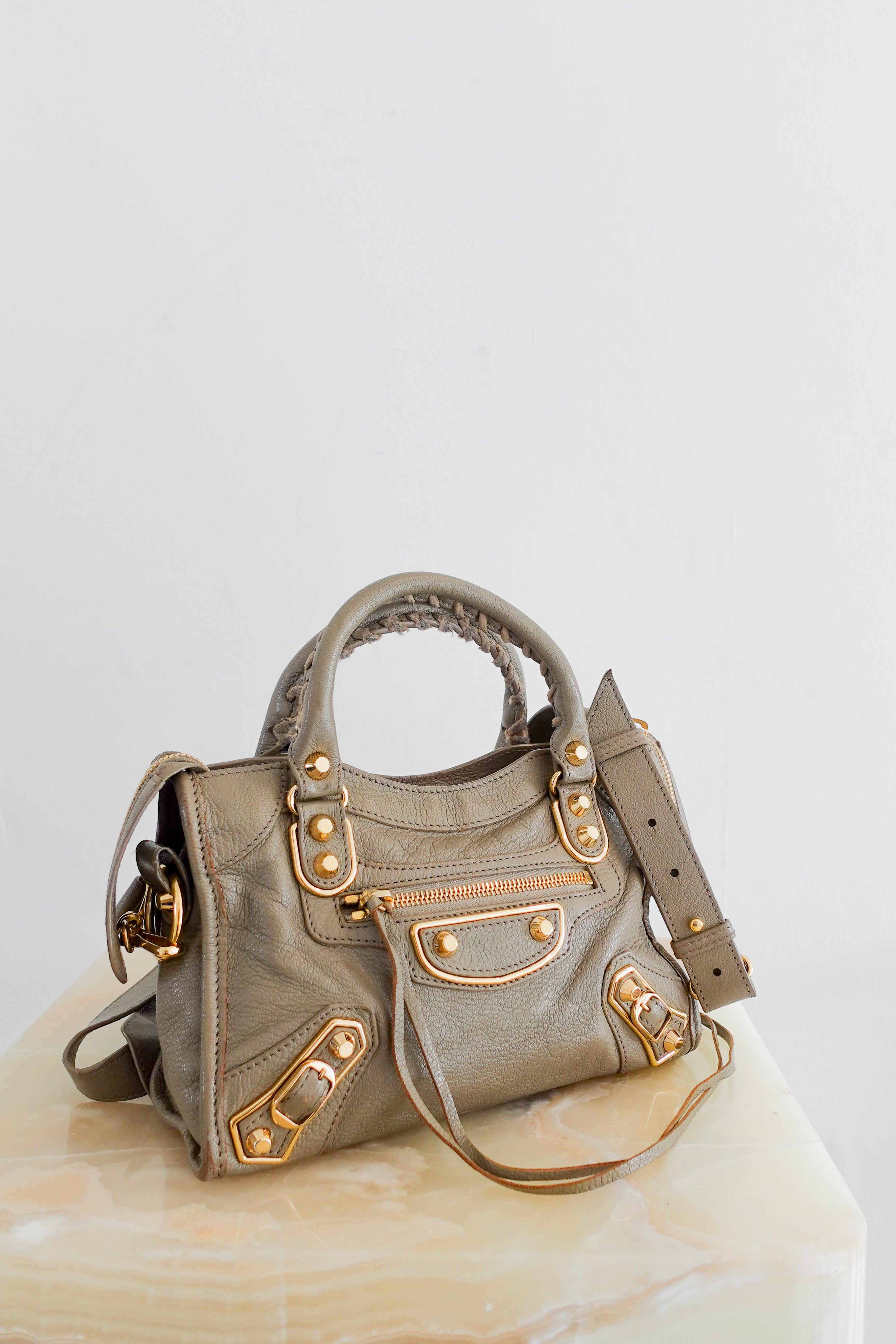 Balenciaga Mini City Bag Taupe RRP £1000 | Authentic Preloved