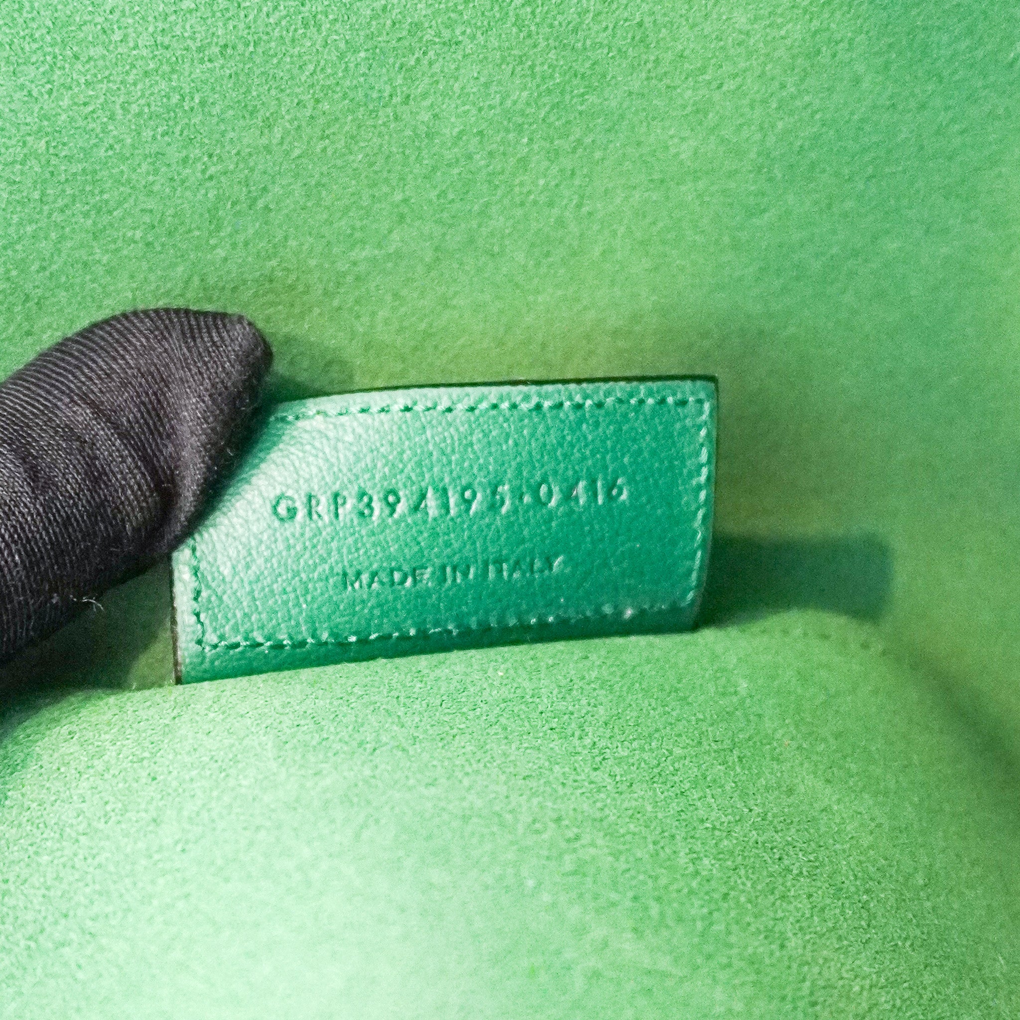 Saint Laurent East West Green shopping tote bag RRP £1115 | Authentic Preloved [final sale] - Reloved Again