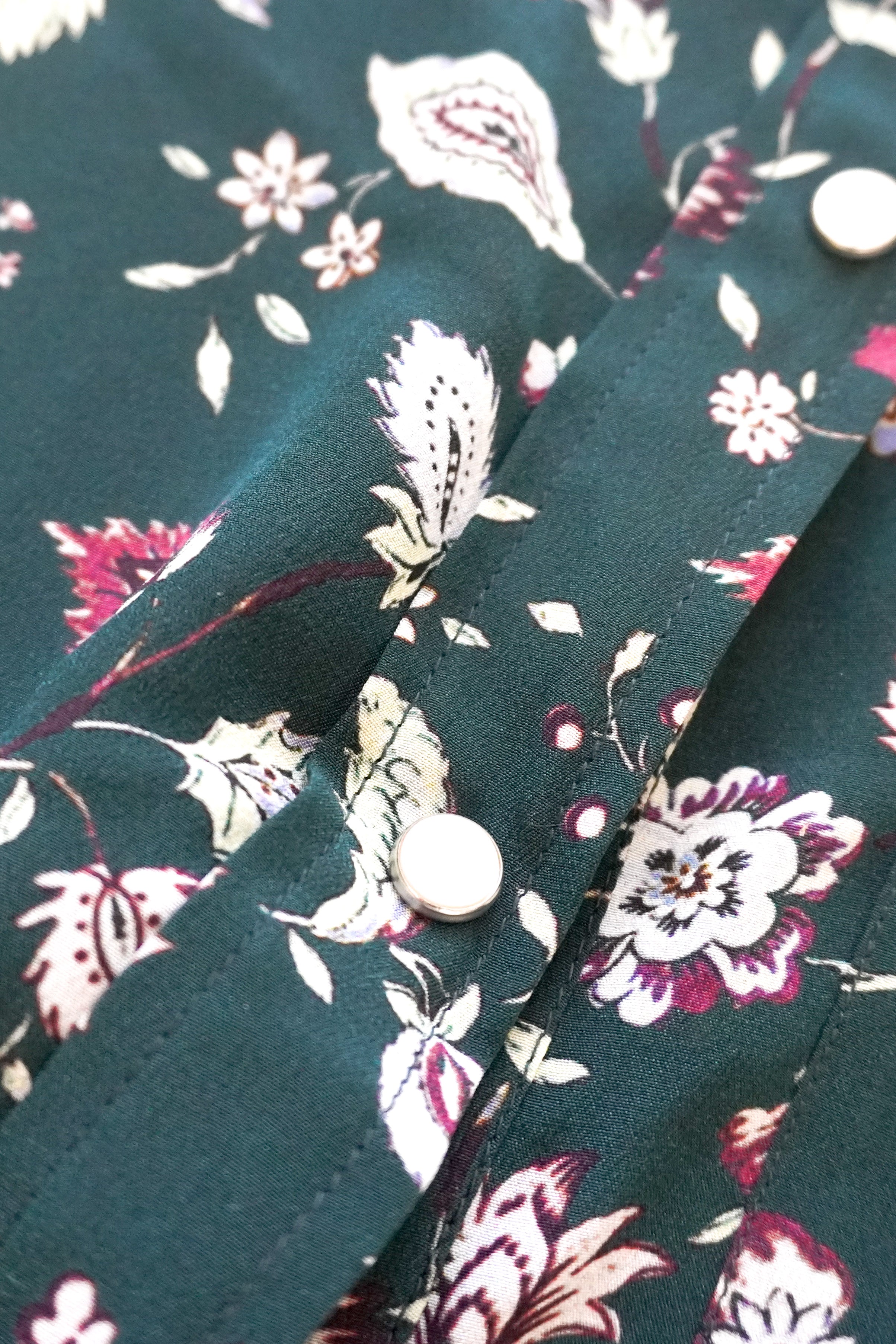 Isabel Marant Green Floral Silk Blouse RRP £295 | Authentic Preloved