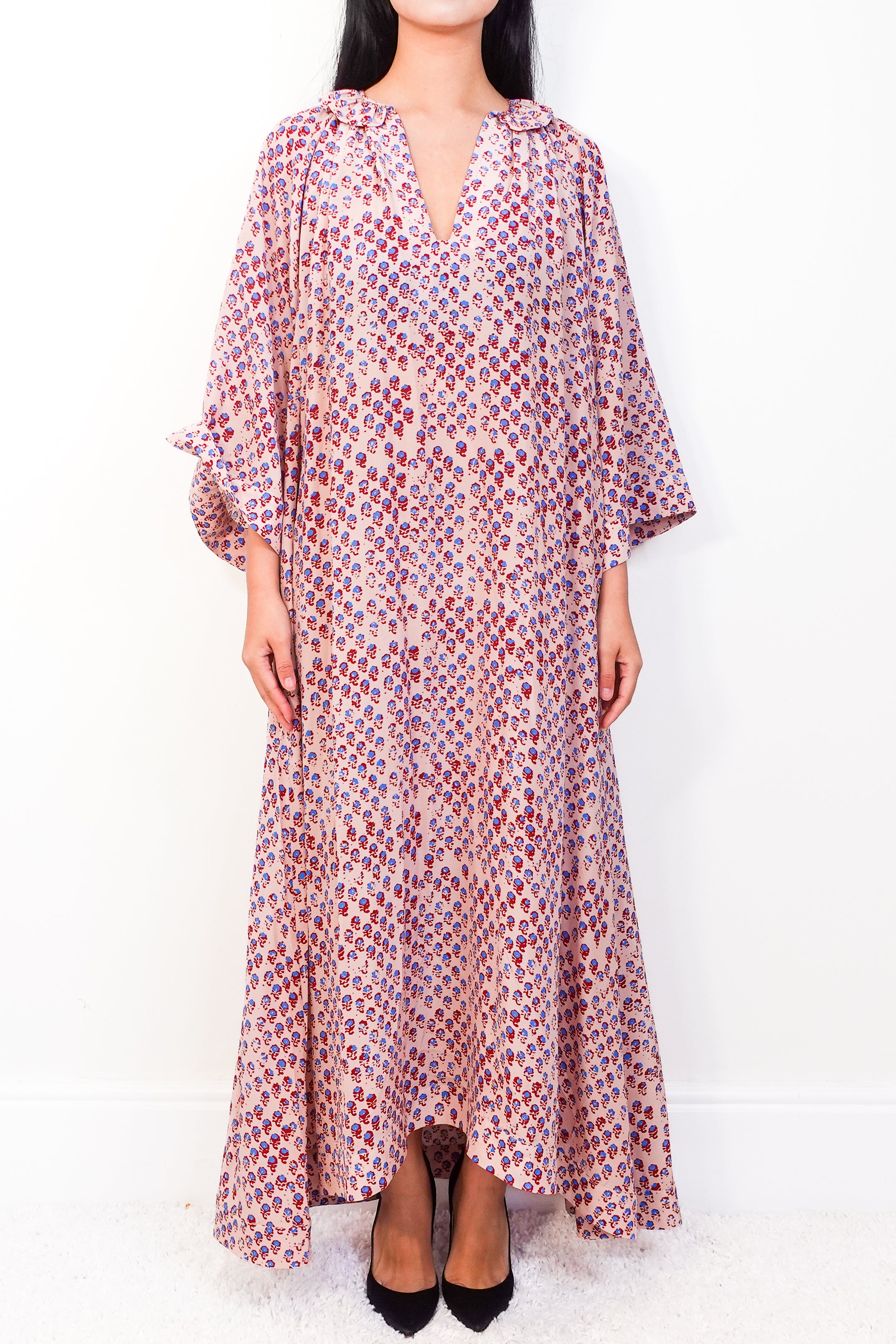 Silk floral maxi dress RRP £450