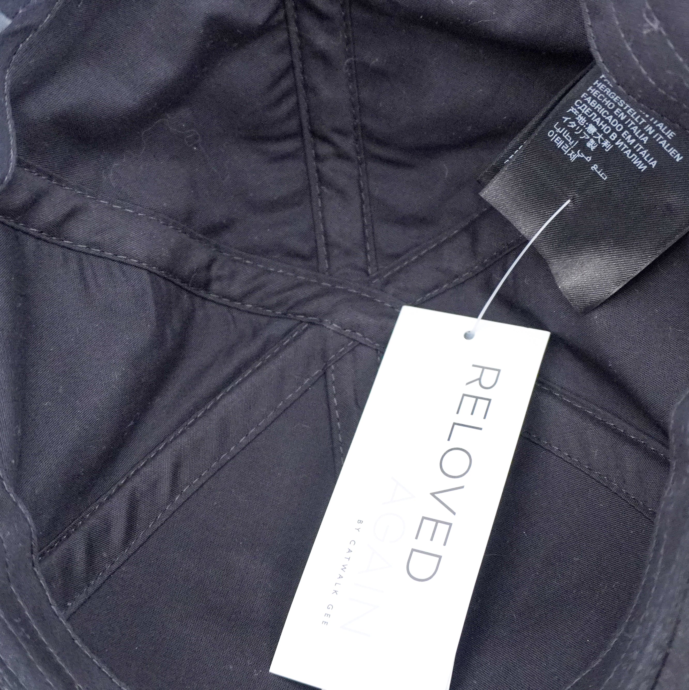 Balenciaga Cap in Black/White – Size L (RRP £350) | Authentic Preloved