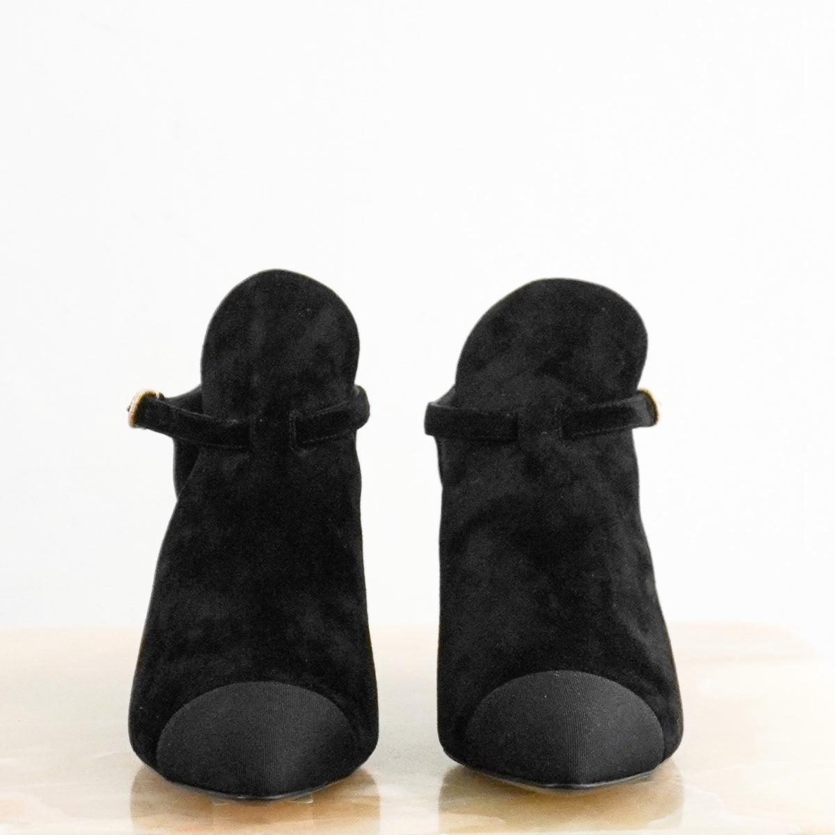 Chanel Suede Boot Heels (RRP £1200) | Authentic Preloved