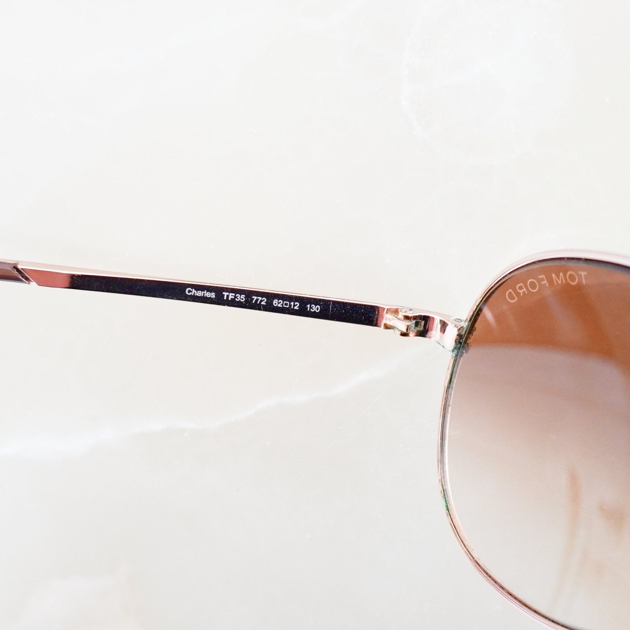 Tom Ford Charles Brown Aviator Sunglasses TF35 772 (RRP £400) | Authentic Preloved FINAL SALE (Copy) - Reloved Again