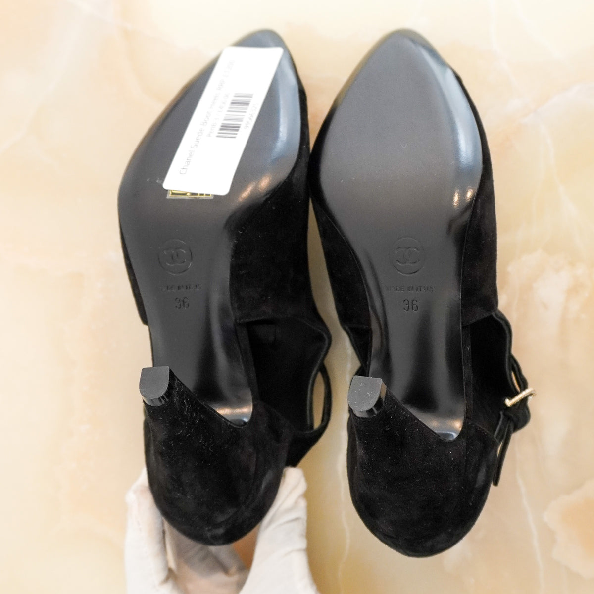 Chanel Suede Boot Heels (RRP £1200) | Authentic Preloved