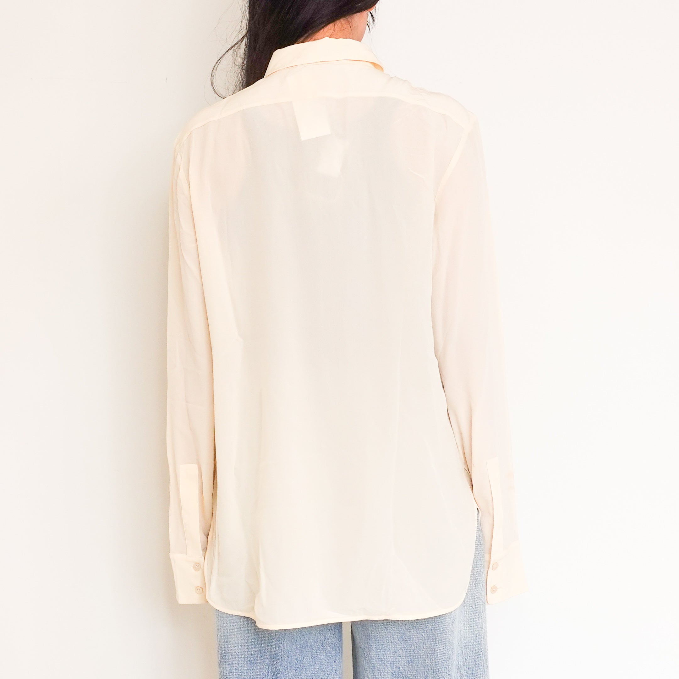 NEW Silk Cream blouse RRP £200