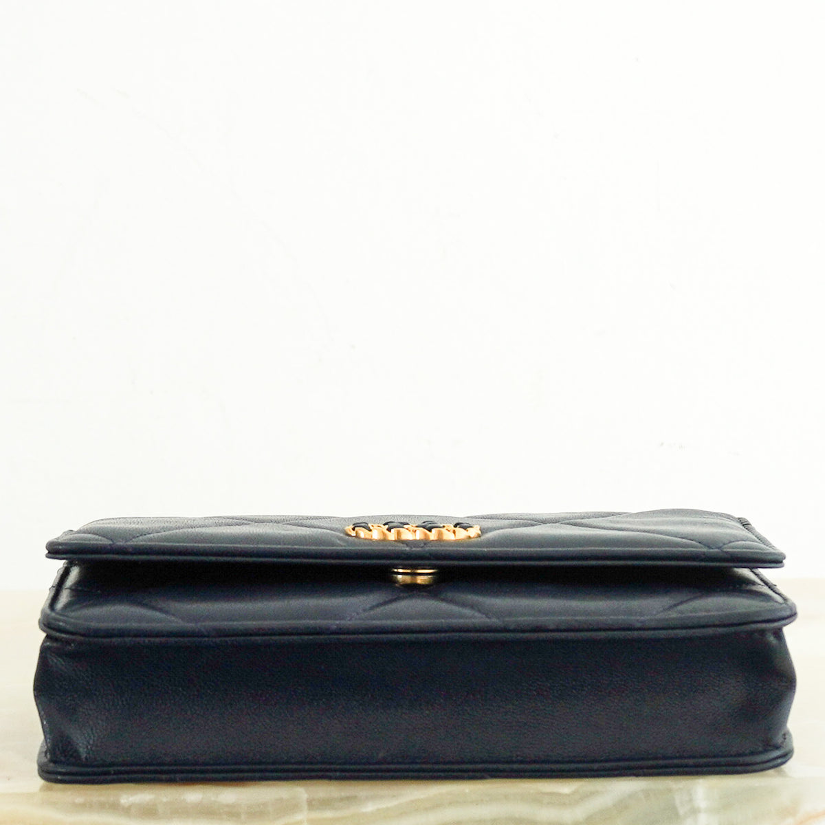 Chanel 19 Wallet on Chain Bag in Navy (RRP £3480) | Authentic Preloved