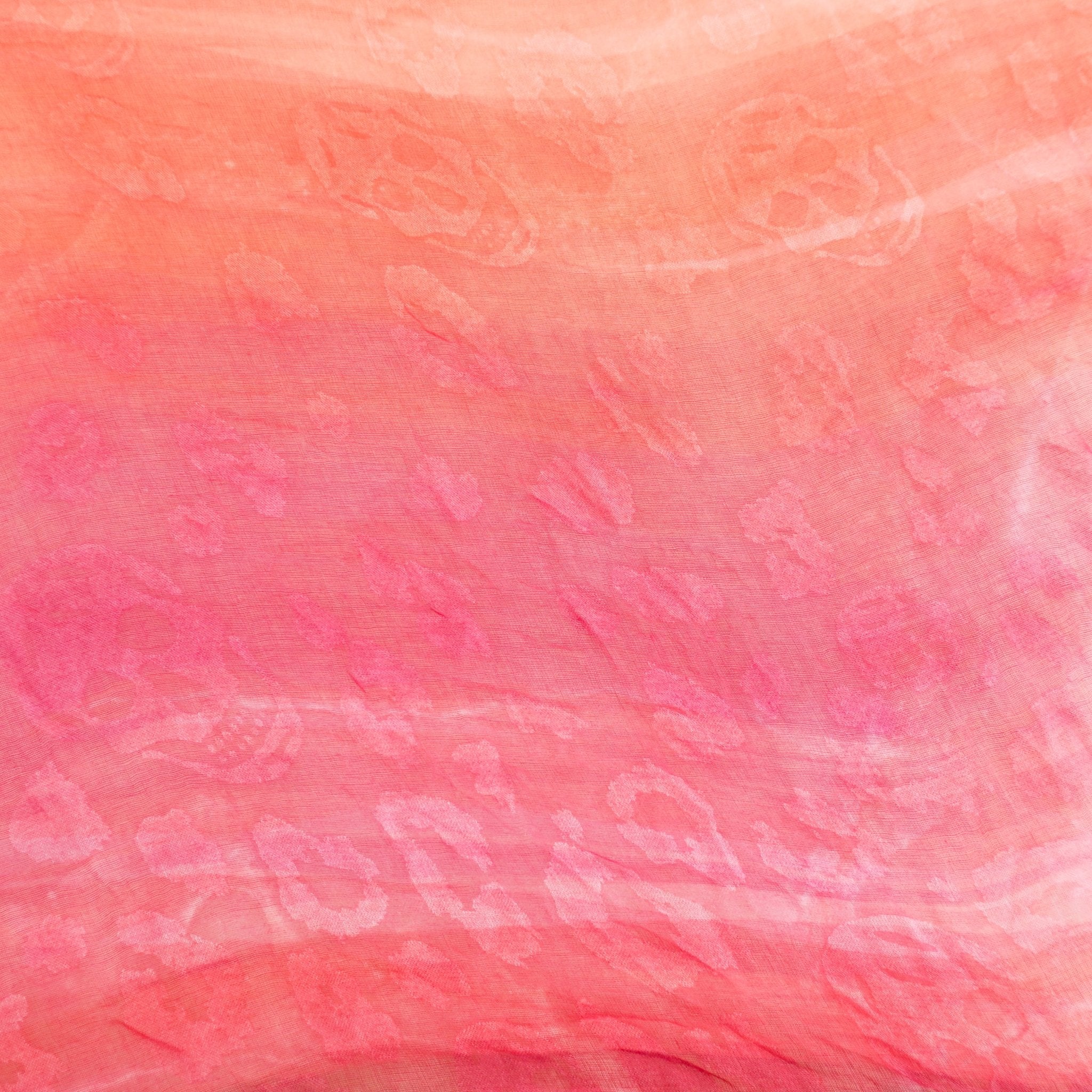 Alexander McQueen Pink Gradient Skull Scarf (RRP £280) | Authentic Preloved - Reloved Again