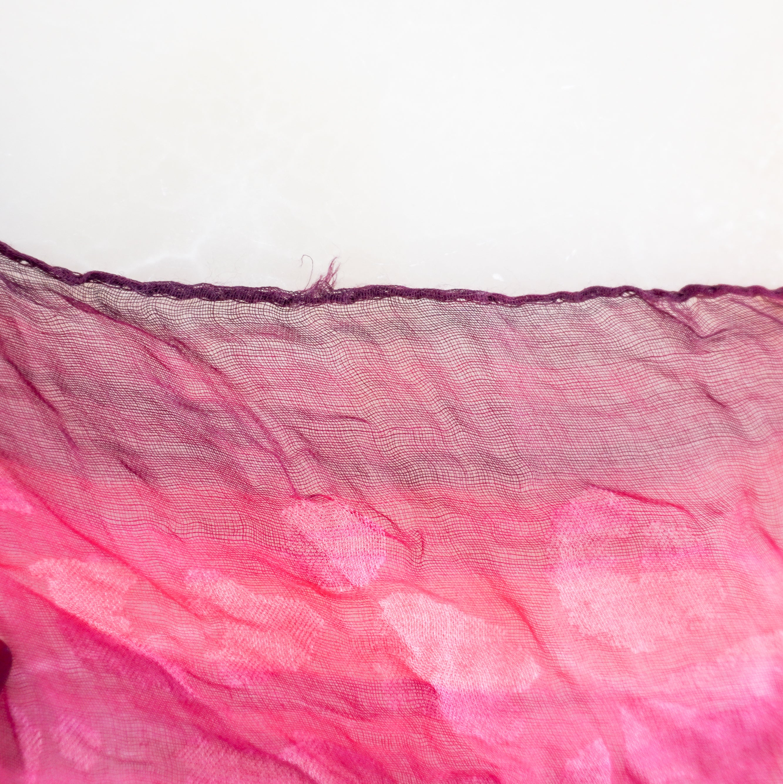 Alexander McQueen Pink Gradient Skull Scarf (RRP £280) | Authentic Preloved