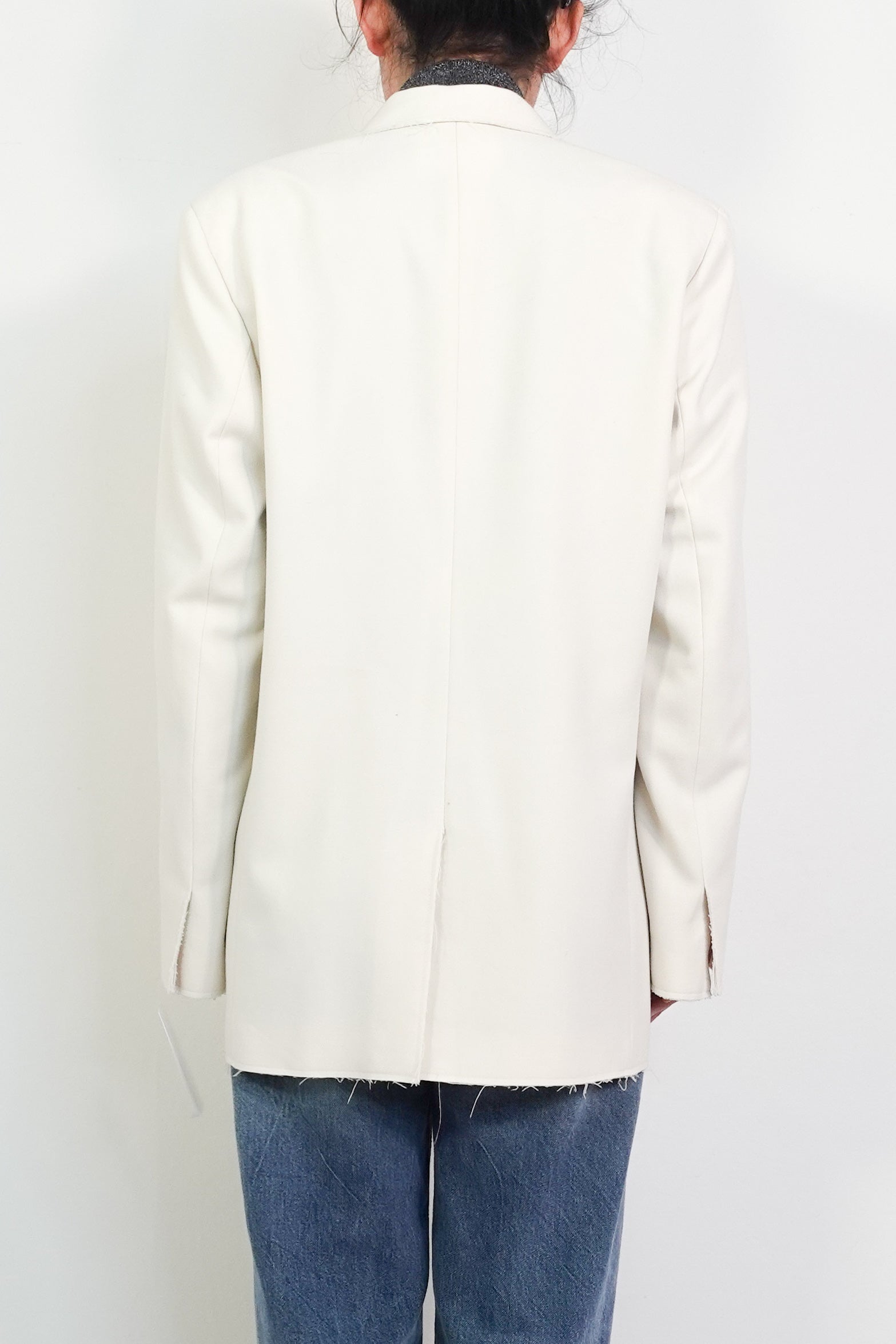 White boyfriend blazer RRP £550