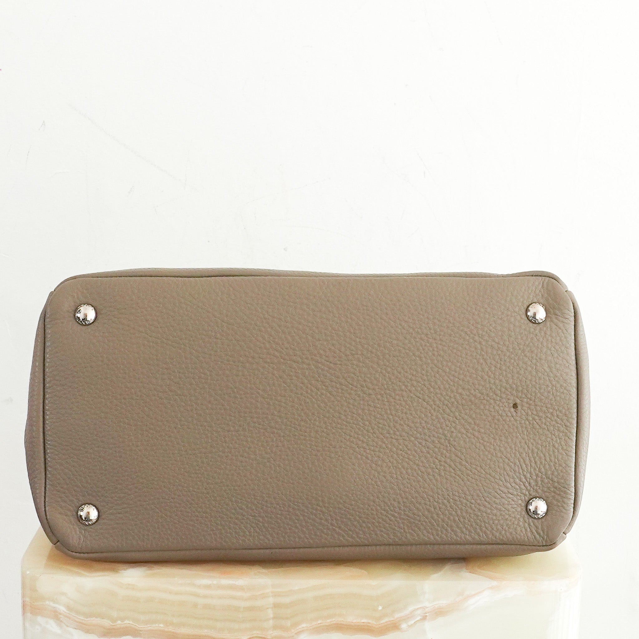 Prada Vitello Daino Taupe Tote Bag | Authentic Preloved - Reloved Again