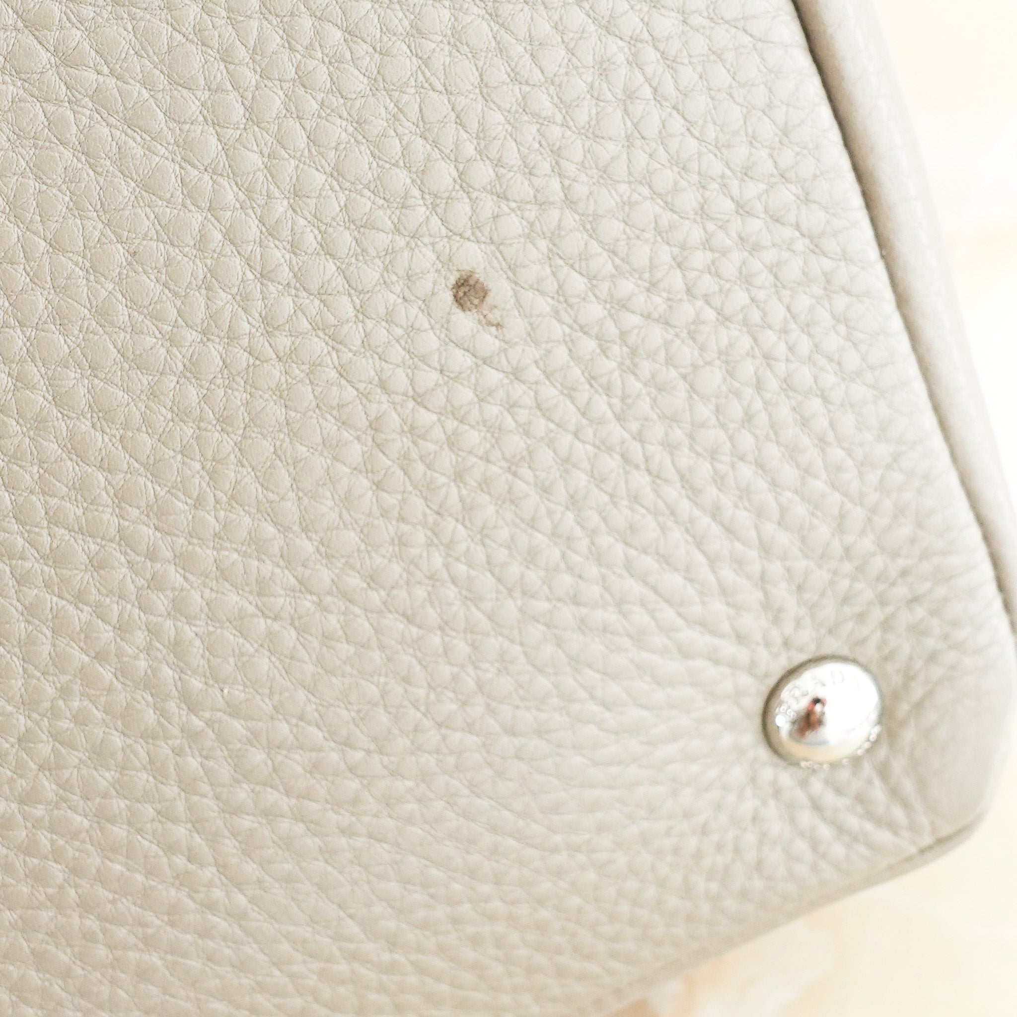 Prada Vitello Daino Taupe Tote Bag | Authentic Preloved - Reloved Again