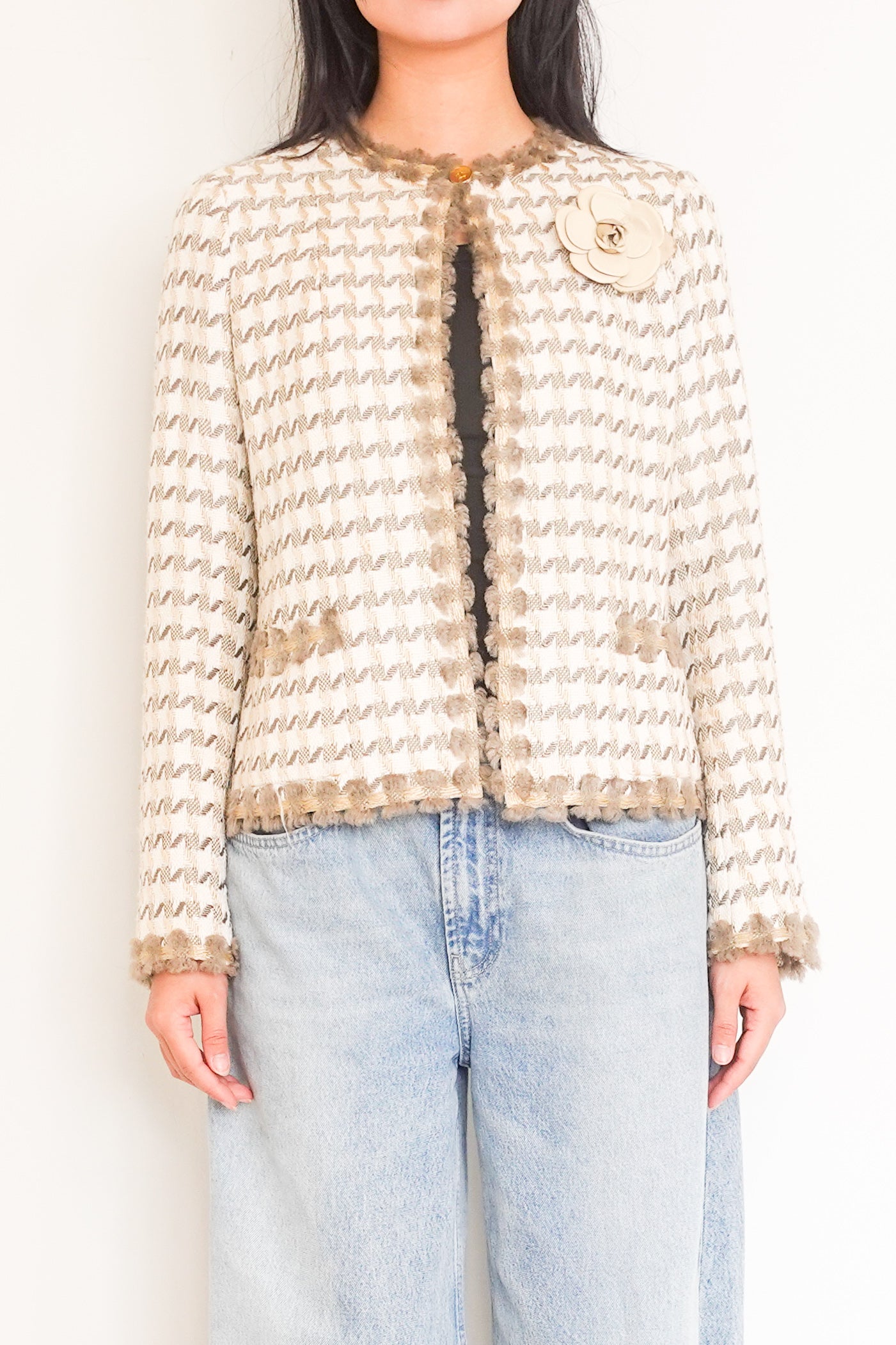 Beige Bouclé Jacket RRP £6000