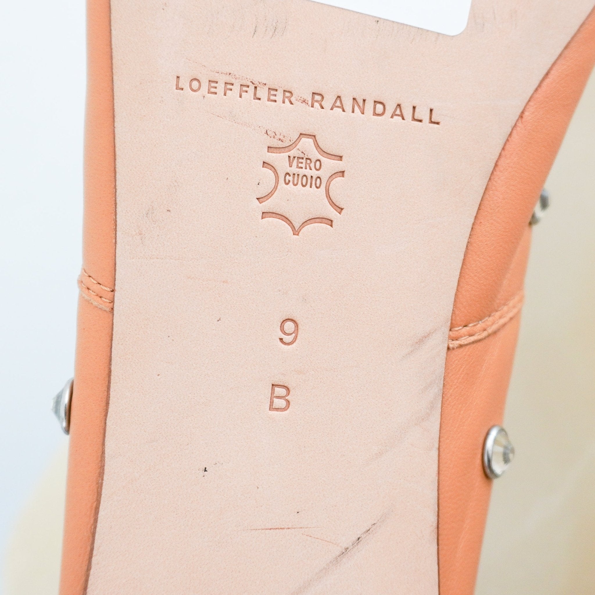 Loeffler Randall Leonie Ballet Flats in Nude Leather (RRP £350) | Authentic Preloved