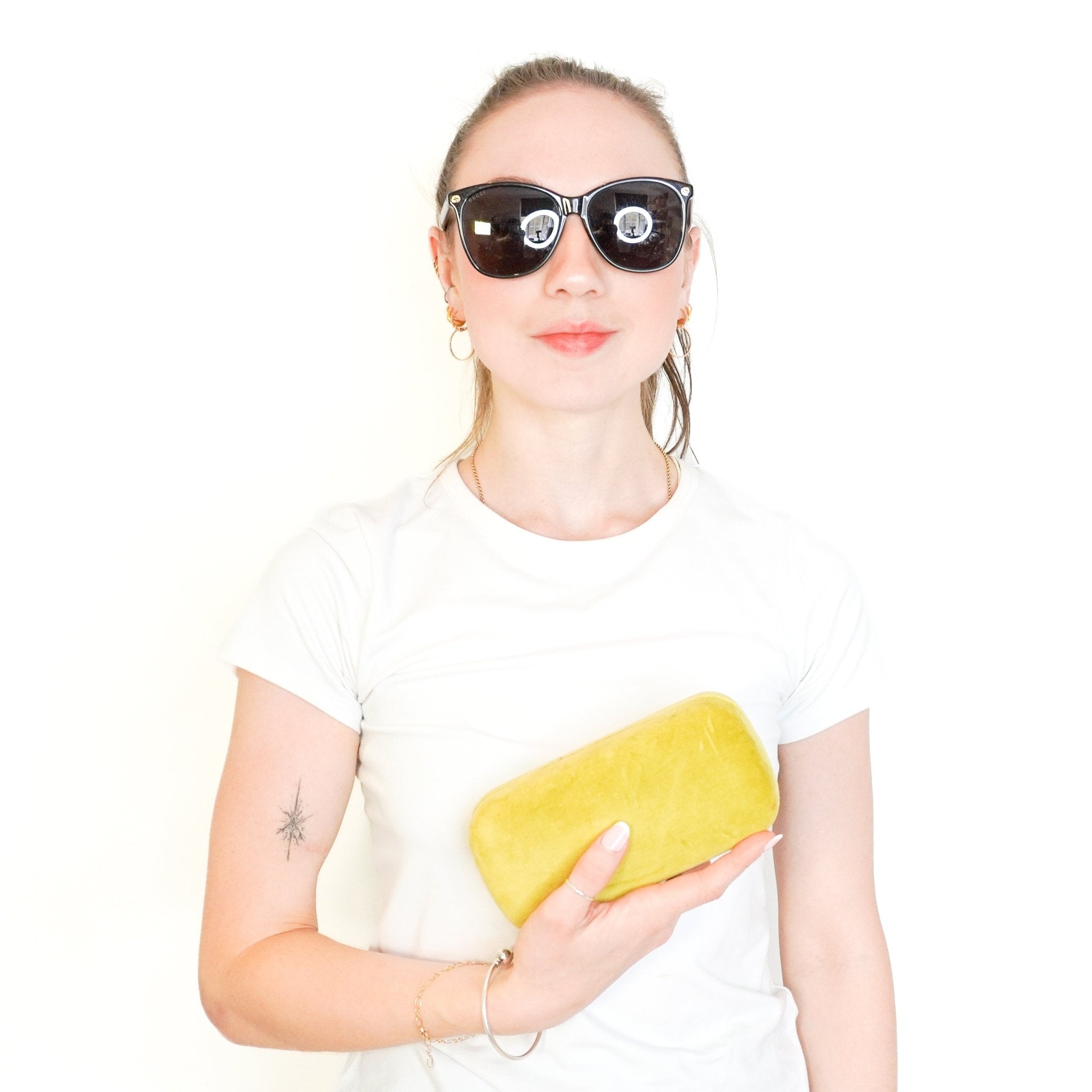 Gucci GG0024S 001 Black Square Sunglasses (RRP £350) | Authentic Preloved FINAL SALE - Reloved Again