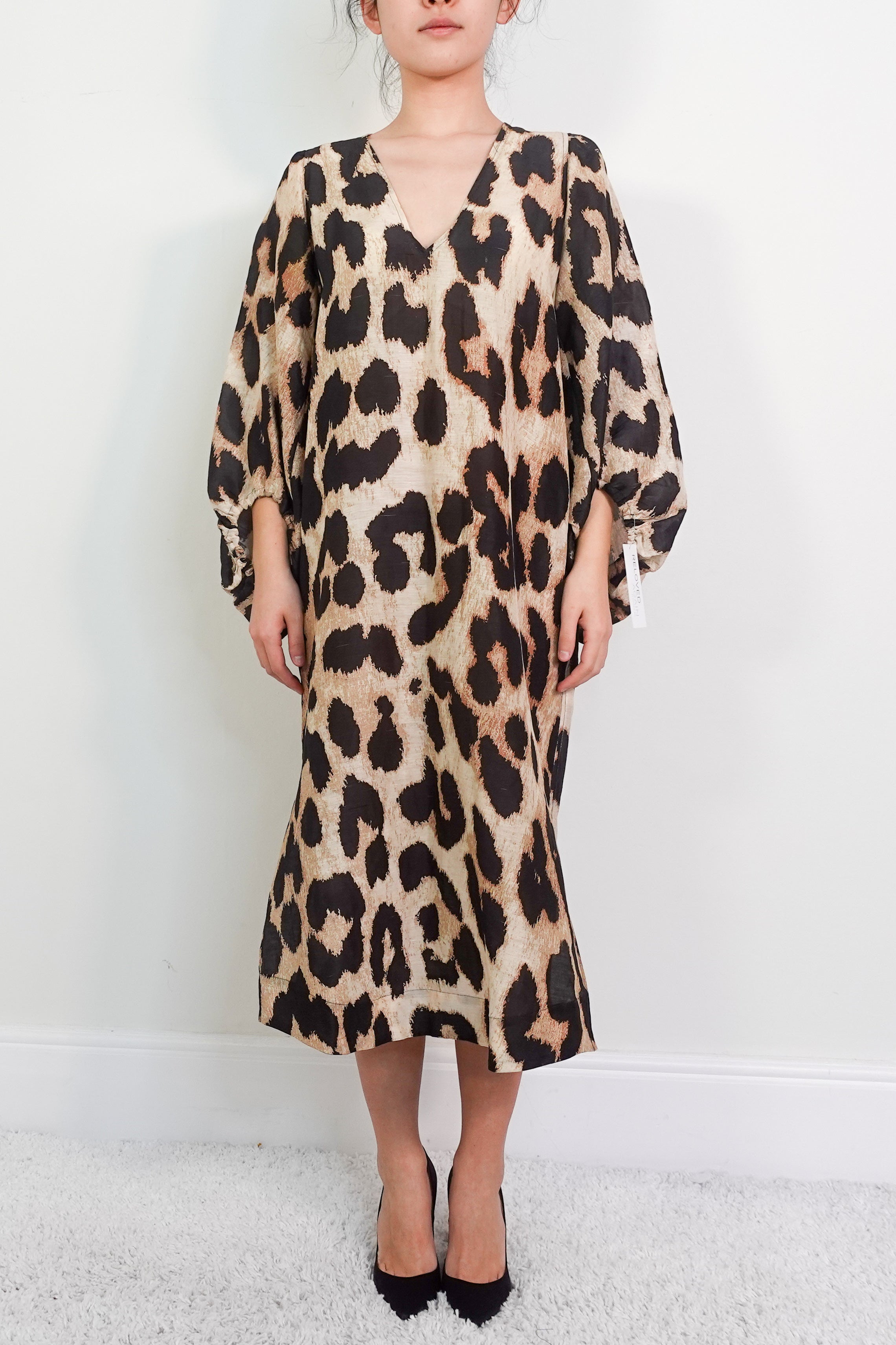 Leopard print maxi dress RRP £250