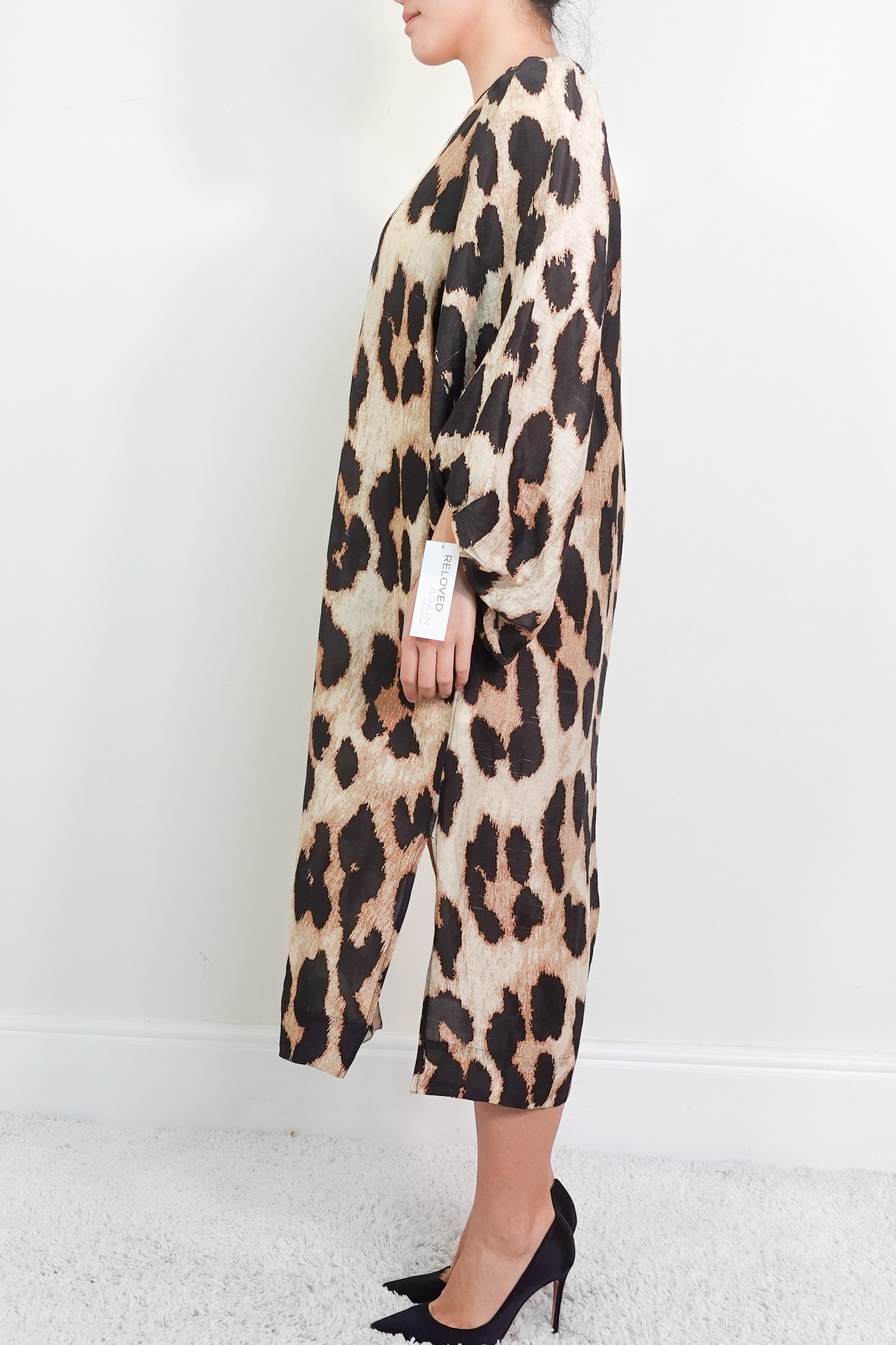 Leopard print maxi dress RRP £250