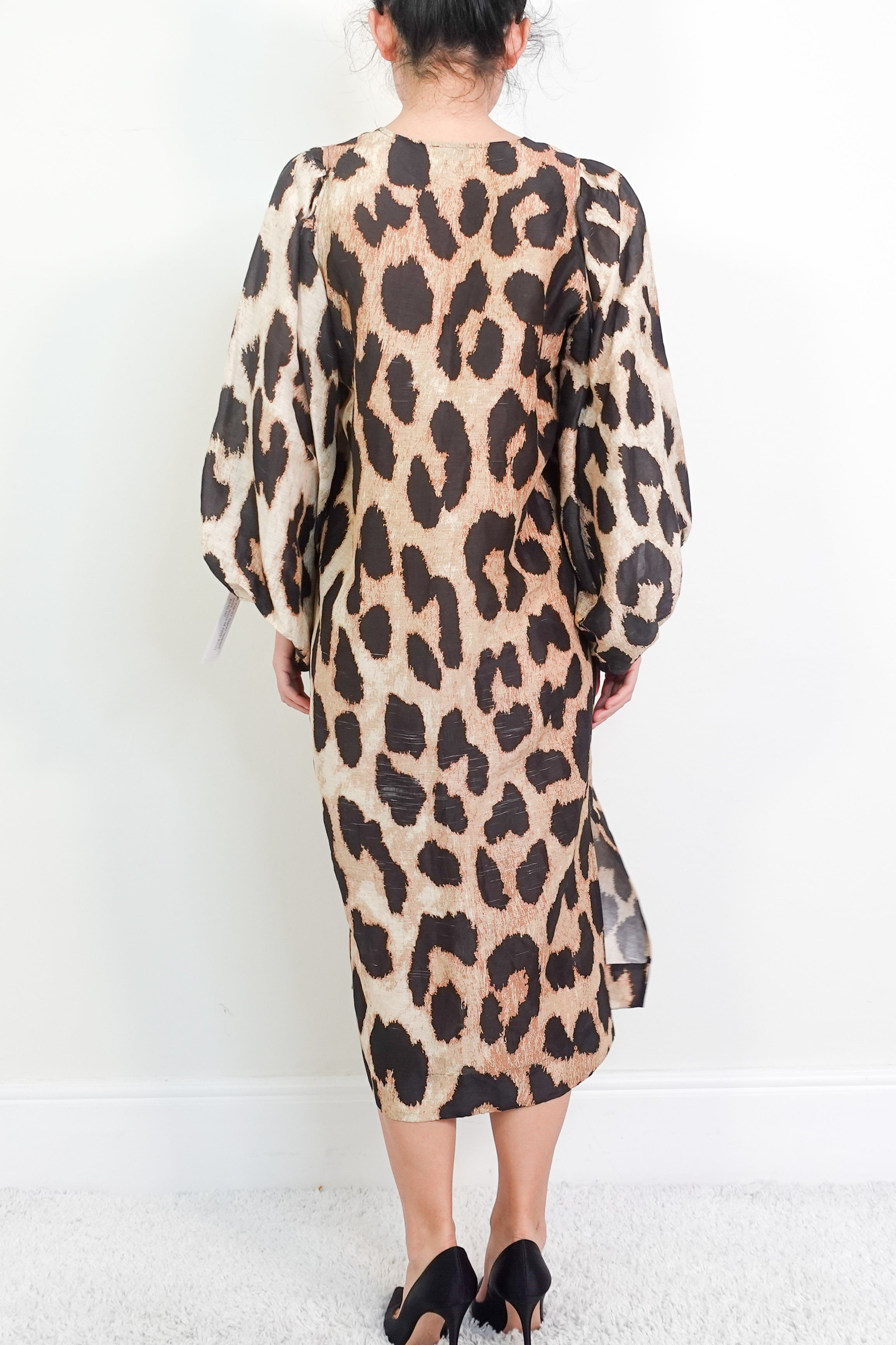 Leopard print maxi dress RRP £250