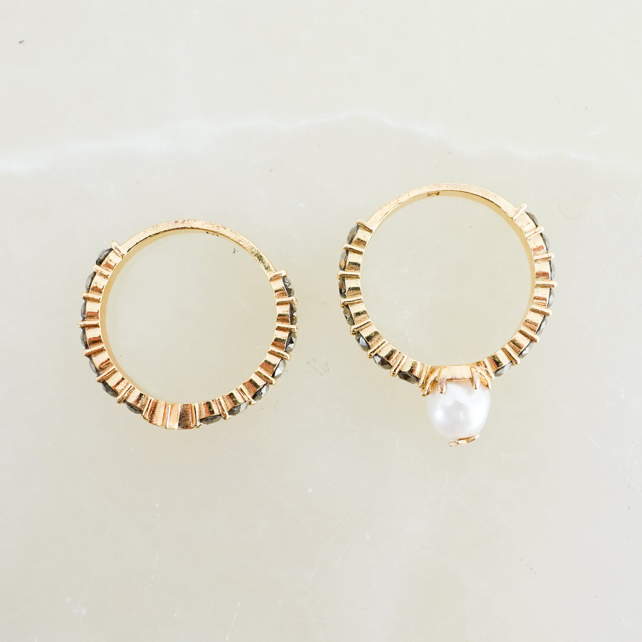 Dior Star and Pearl Gold Ring Stack RRP £1000 | Authentic Preloved - Reloved Again