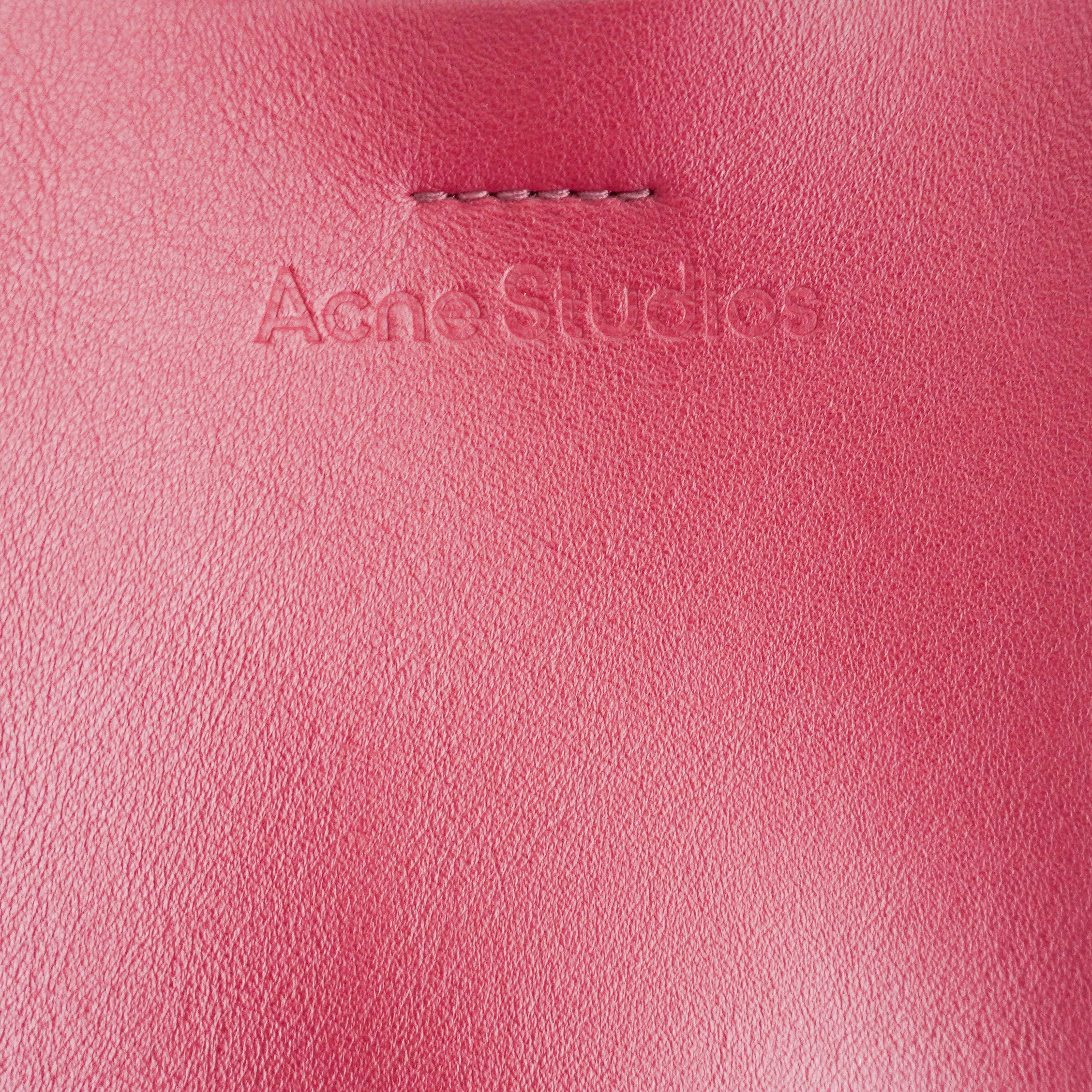 Acne Studios Medium Musubi Leather Tote Bag in Burgundy (RRP £1400) | Authentic Preloved