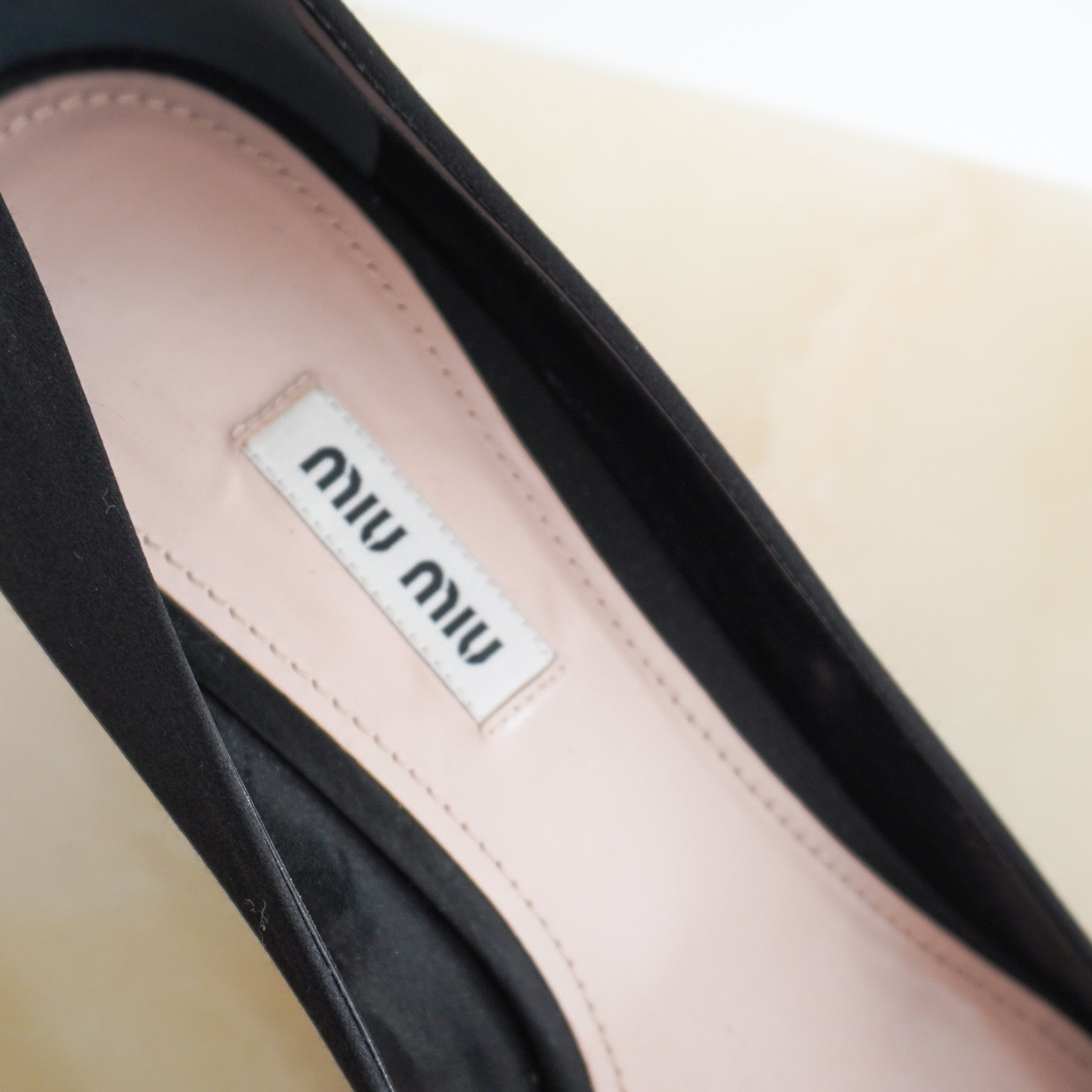 Miu Miu Pearl and Crystal Embellished Pumps RRP £800| Authentic Preloved - Reloved Again