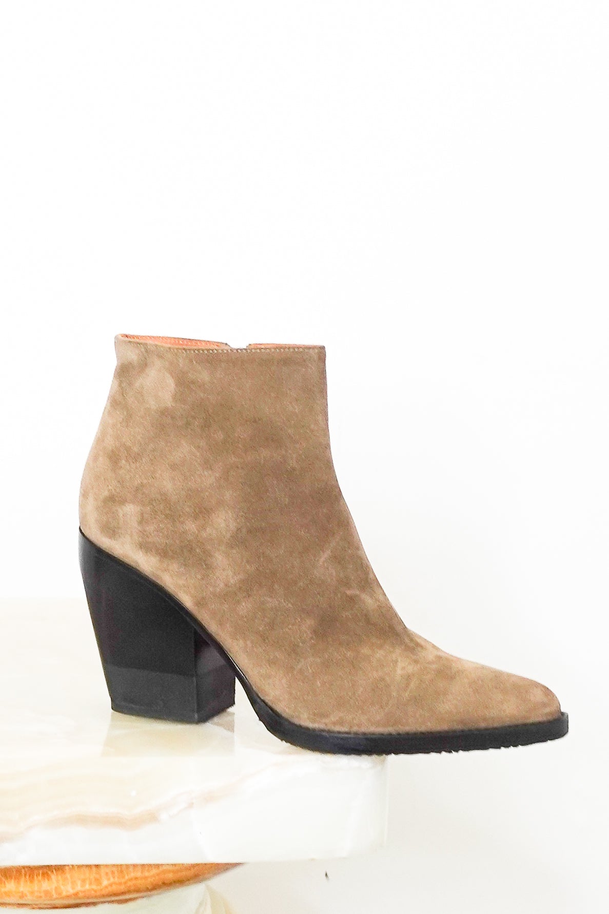 Brown suede ankle boots RRP £1600