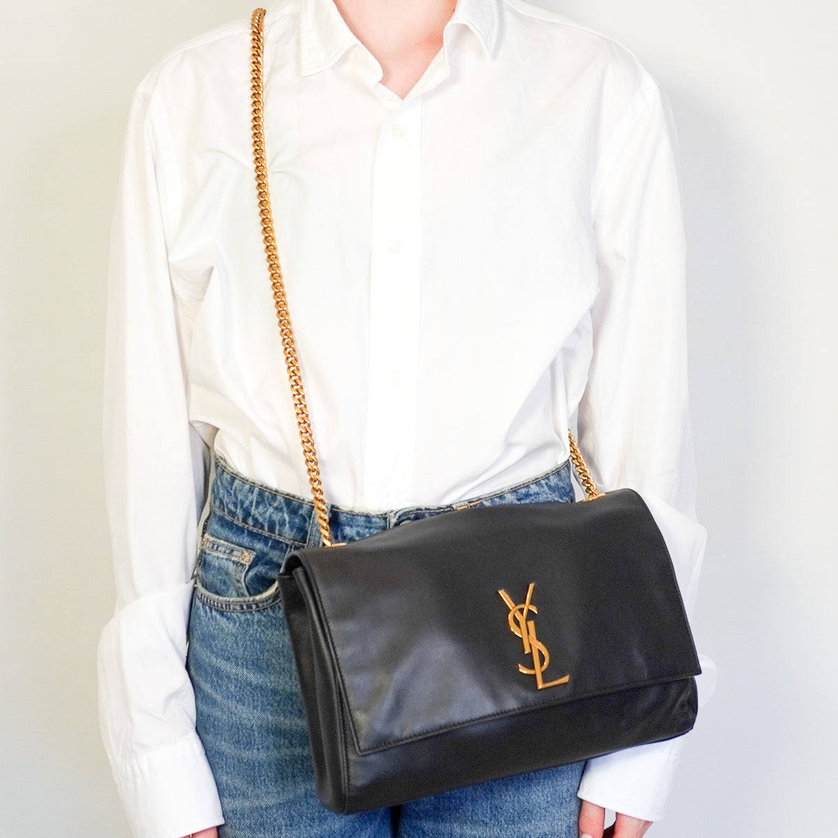 Saint Laurent Kate Reversible Medium Bag (RRP £1800) | Authentic Preloved - Reloved Again