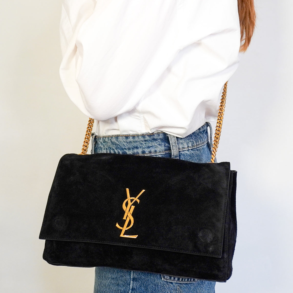 Saint Laurent Kate Reversible Medium Bag (RRP £1800) | Authentic Preloved - Reloved Again